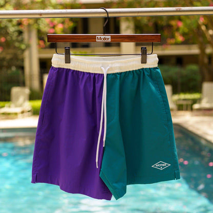 The Colorblock Boardshorts (West Coast) - Motier Lafayette 