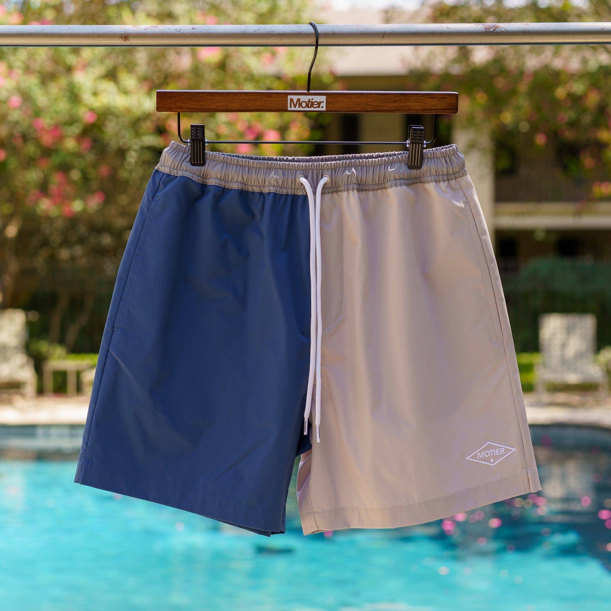 The Colorblock Boardshorts (Atlantis) - Motier Lafayette 