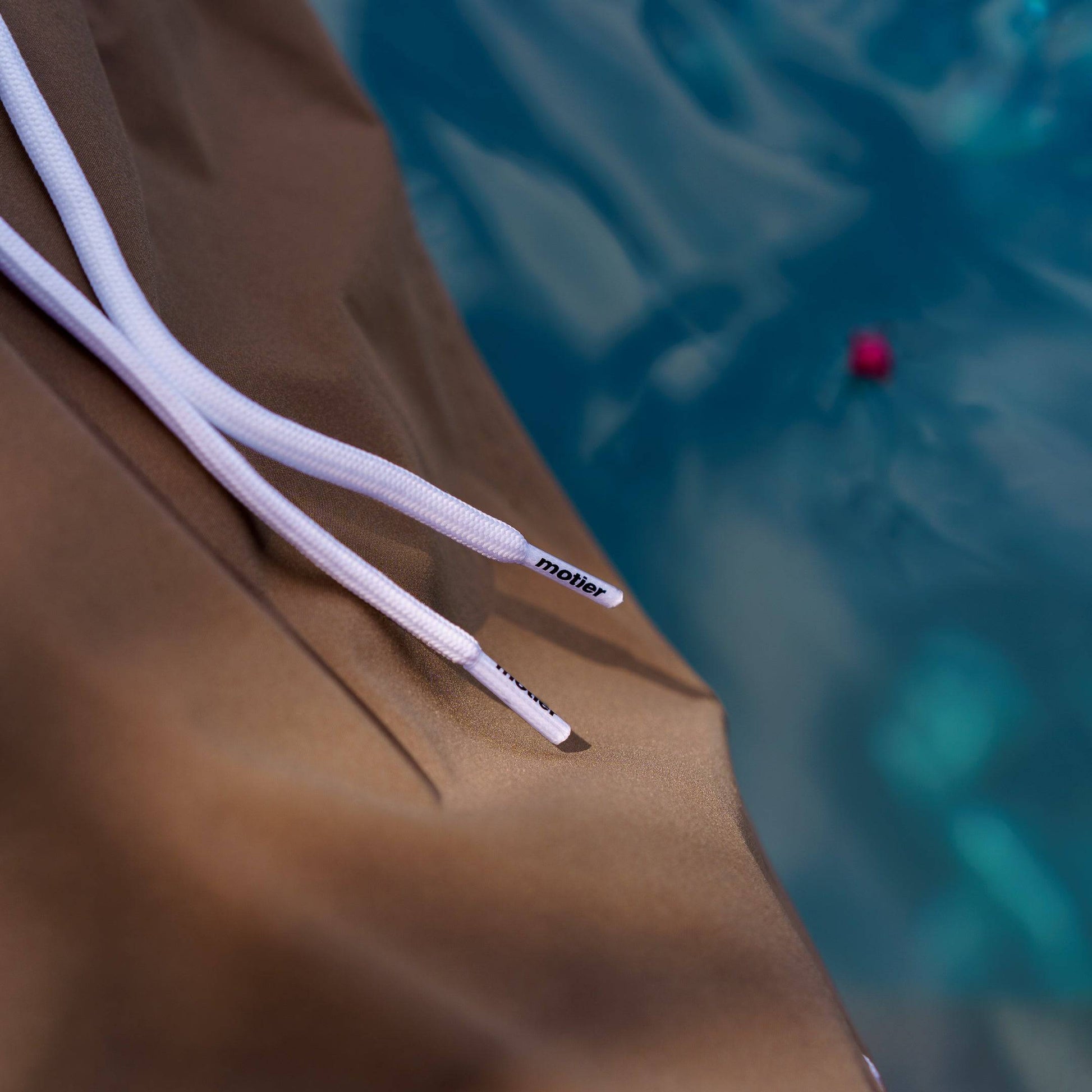 The Colorblock Boardshorts (Espresso) - Motier Lafayette 