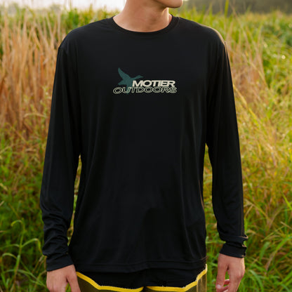 Motier Outdoors Performance L/S Tee (Black) - Motier Lafayette 