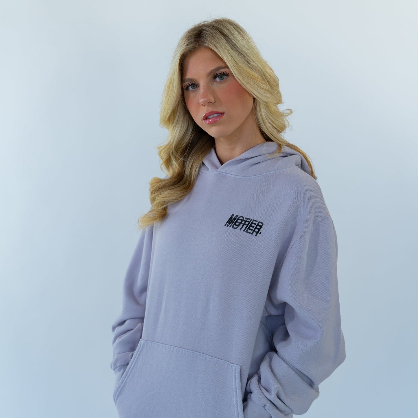 The Blurr Holographic Luxe Hoodie (Raindrops)