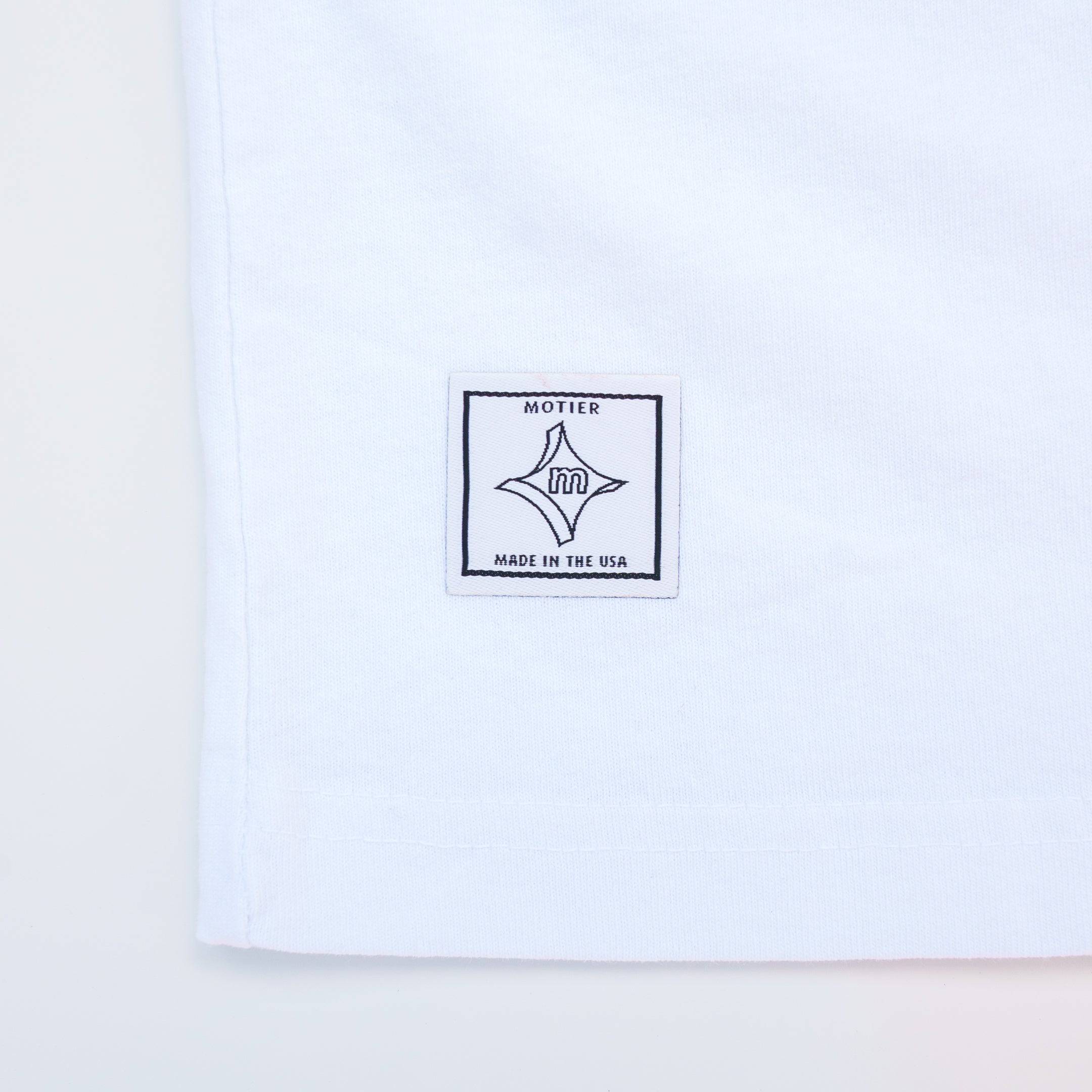 The Motier Capsule Luxe Tee (White) - Motier Lafayette 