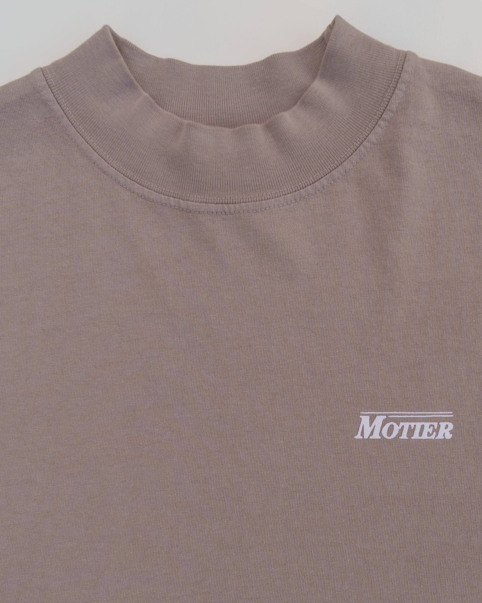 The Century Mock-Neck Luxe Tee (Eclipse) - Motier Lafayette 