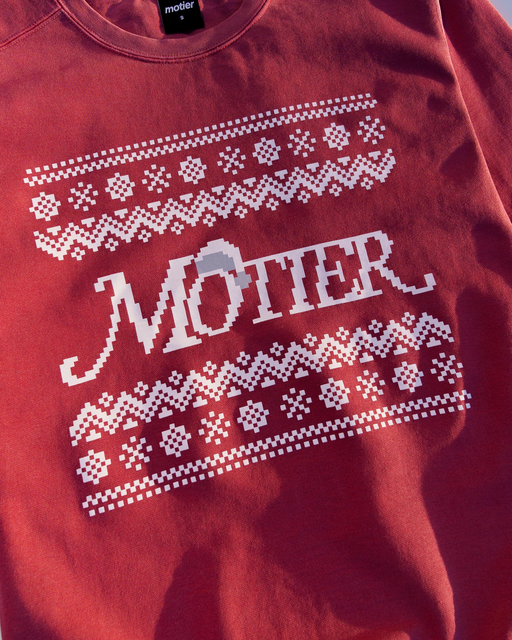 A Motier Christmas Crewneck (Red)