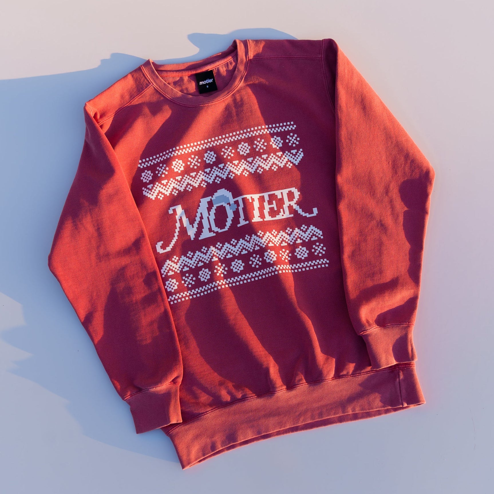 A Motier Christmas Crewneck (Red)