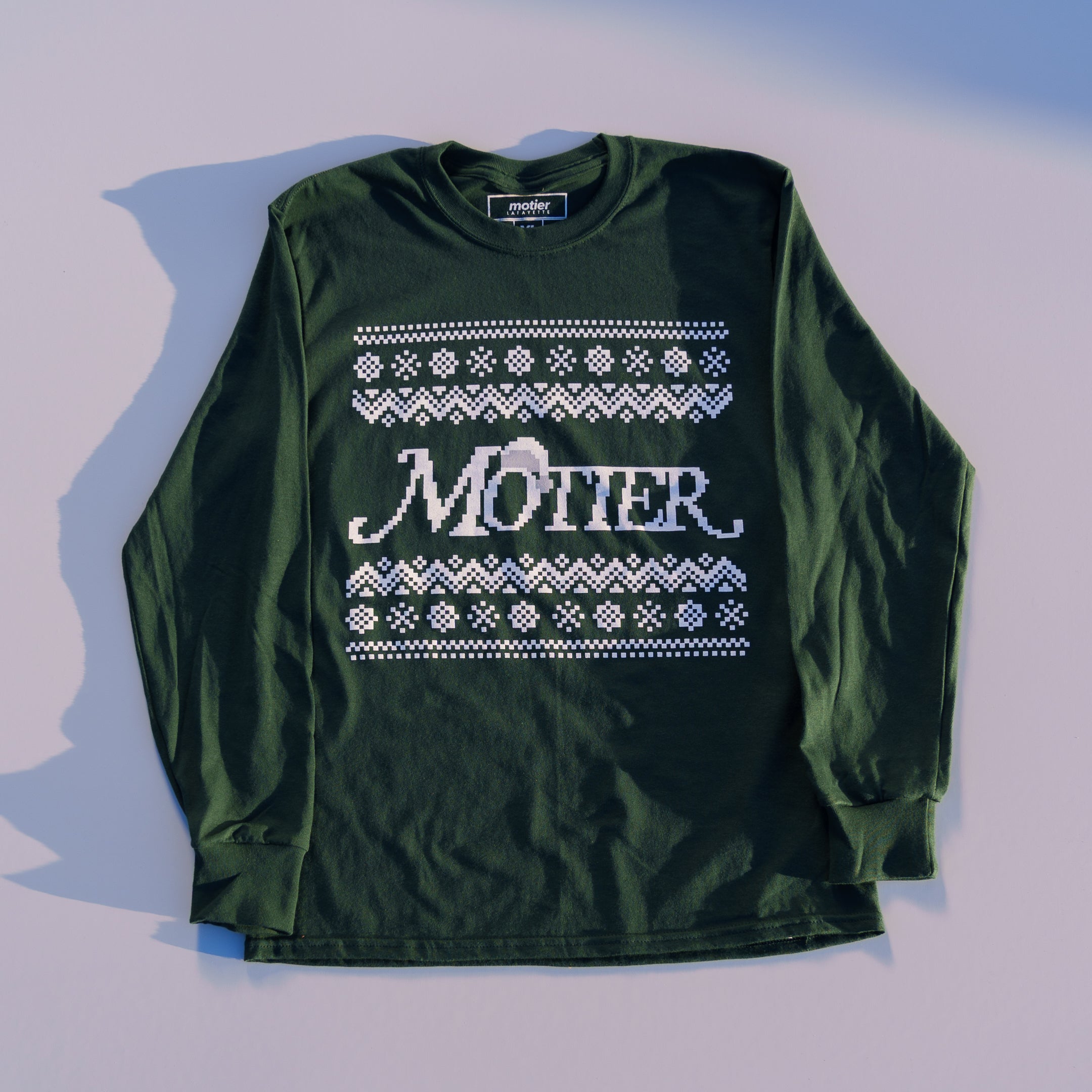 A Motier Christmas Youth L/S Tee (Spruce)