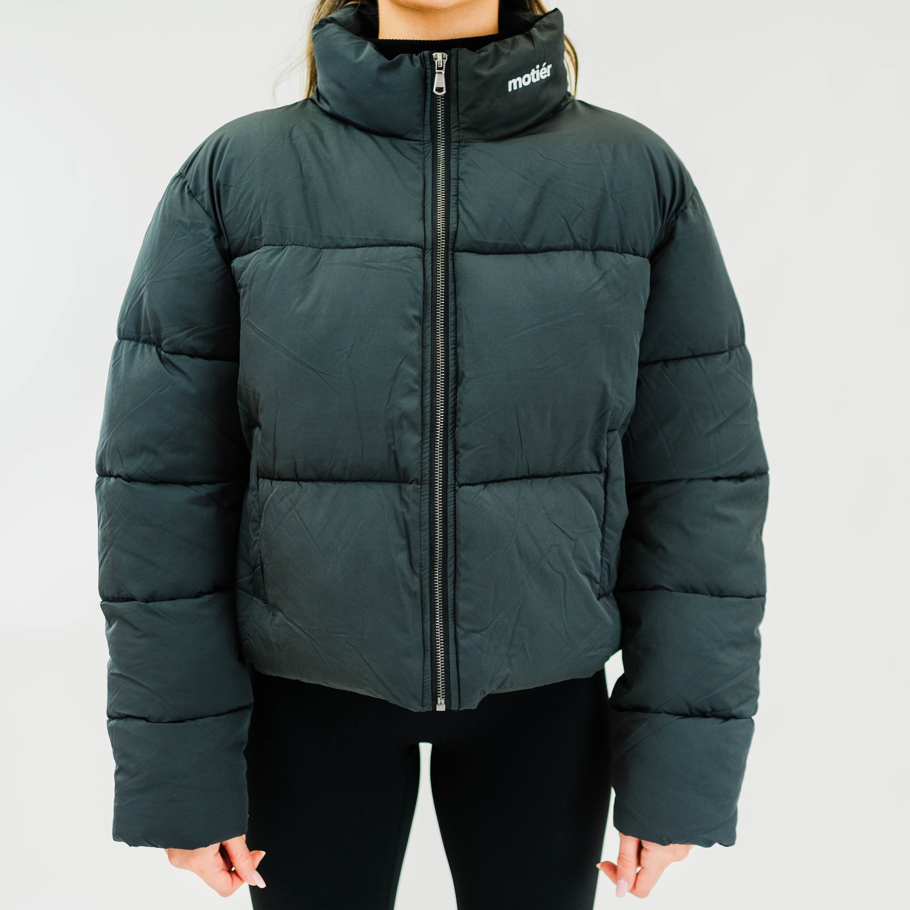 The Motier Women's Chloé Puffer (Black) - Motier Lafayette 