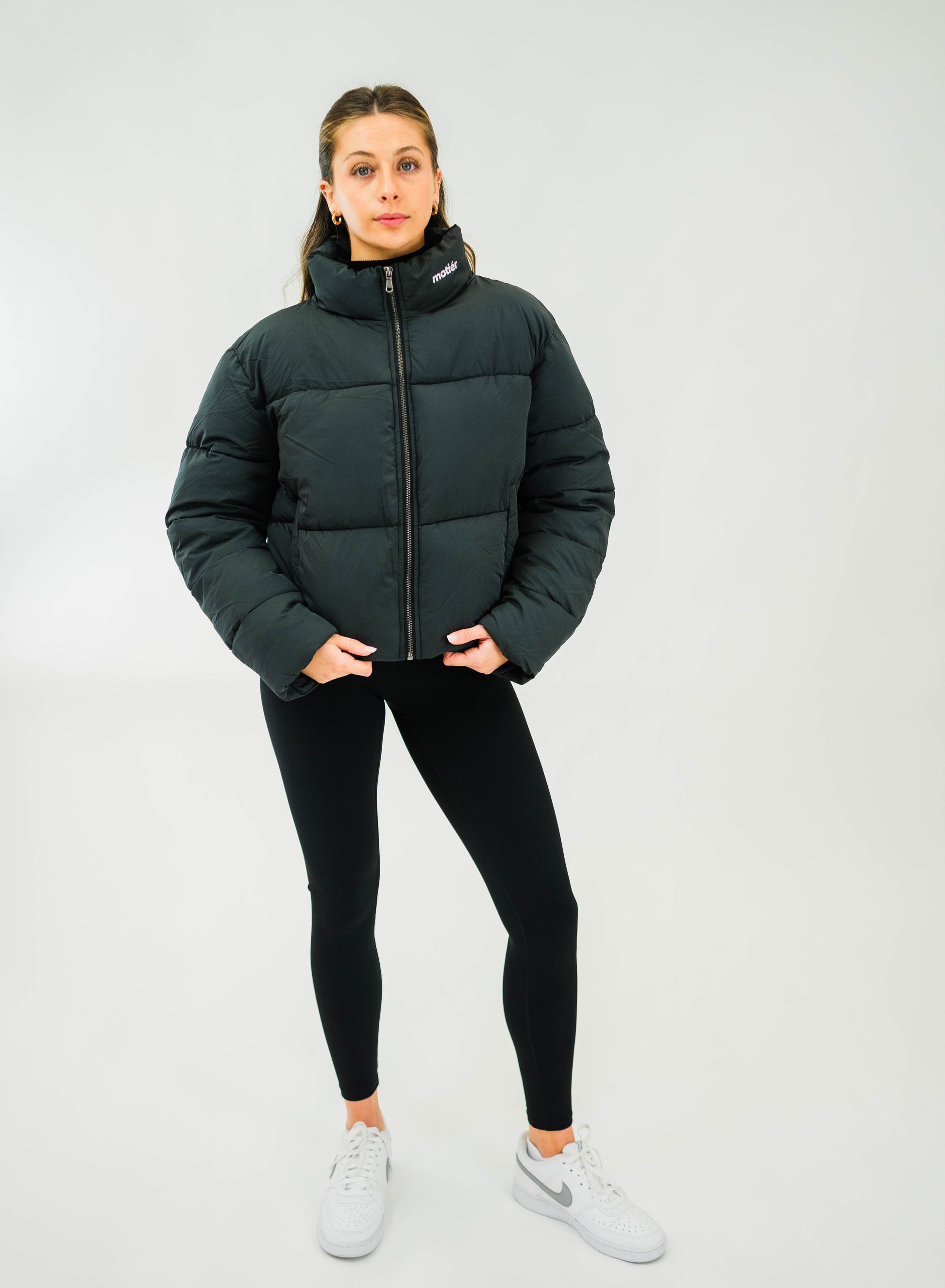 The Motier Women's Chloé Puffer (Black) - Motier Lafayette 