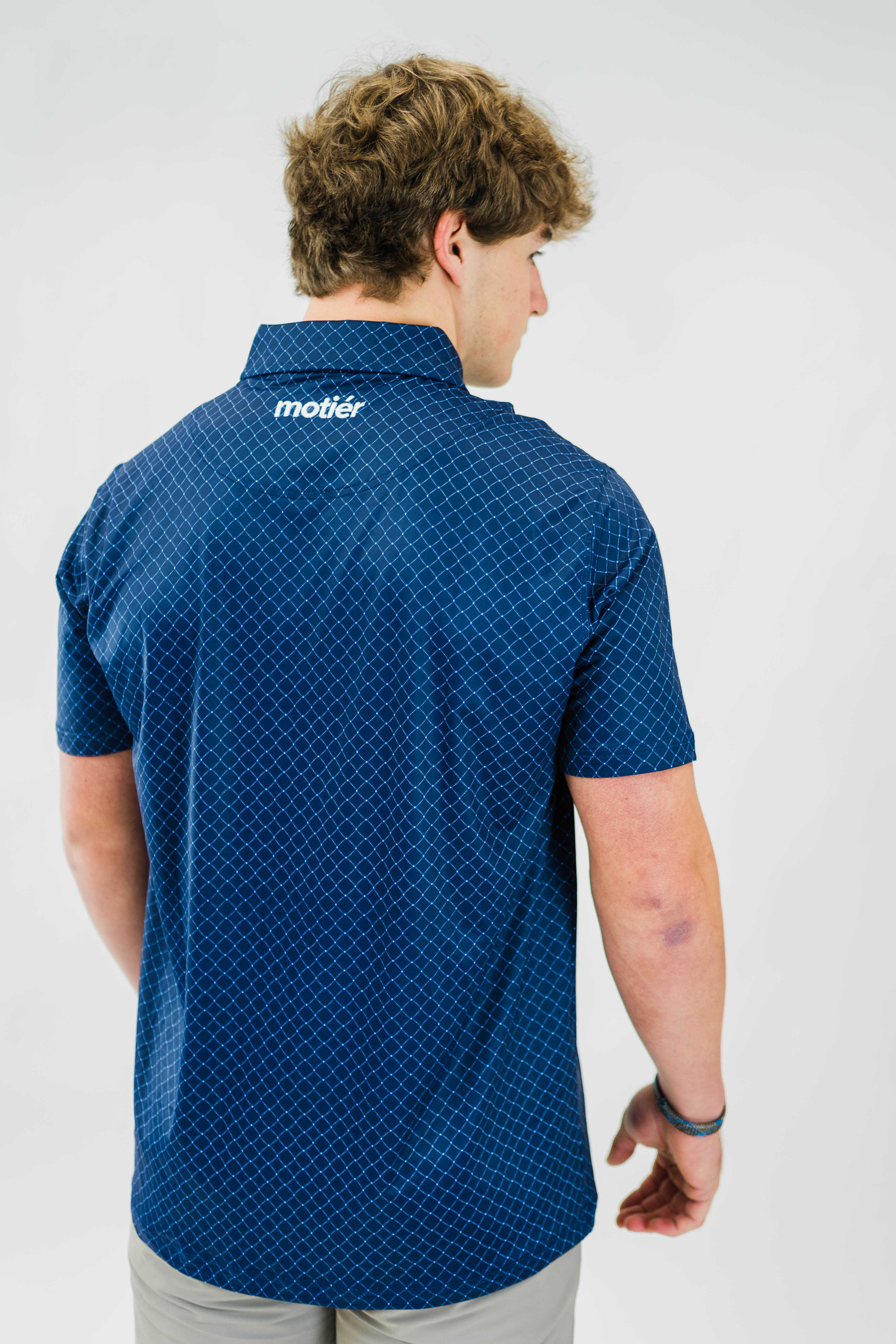 The Motier Mike Maraist Tour Golf Polo (Navy) - Motier Lafayette 