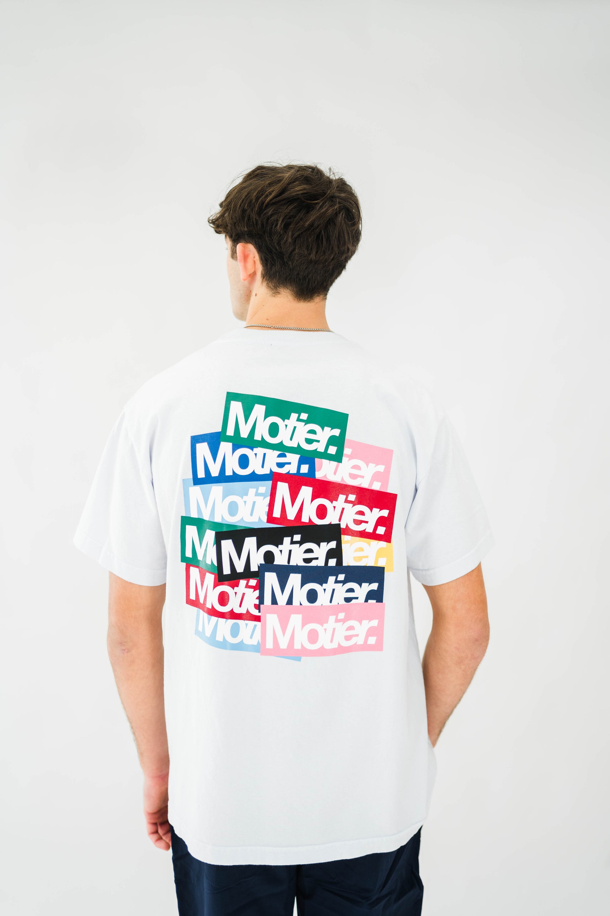 The Sticker Slaps Luxe Tee (Cloud) - Motier Lafayette 