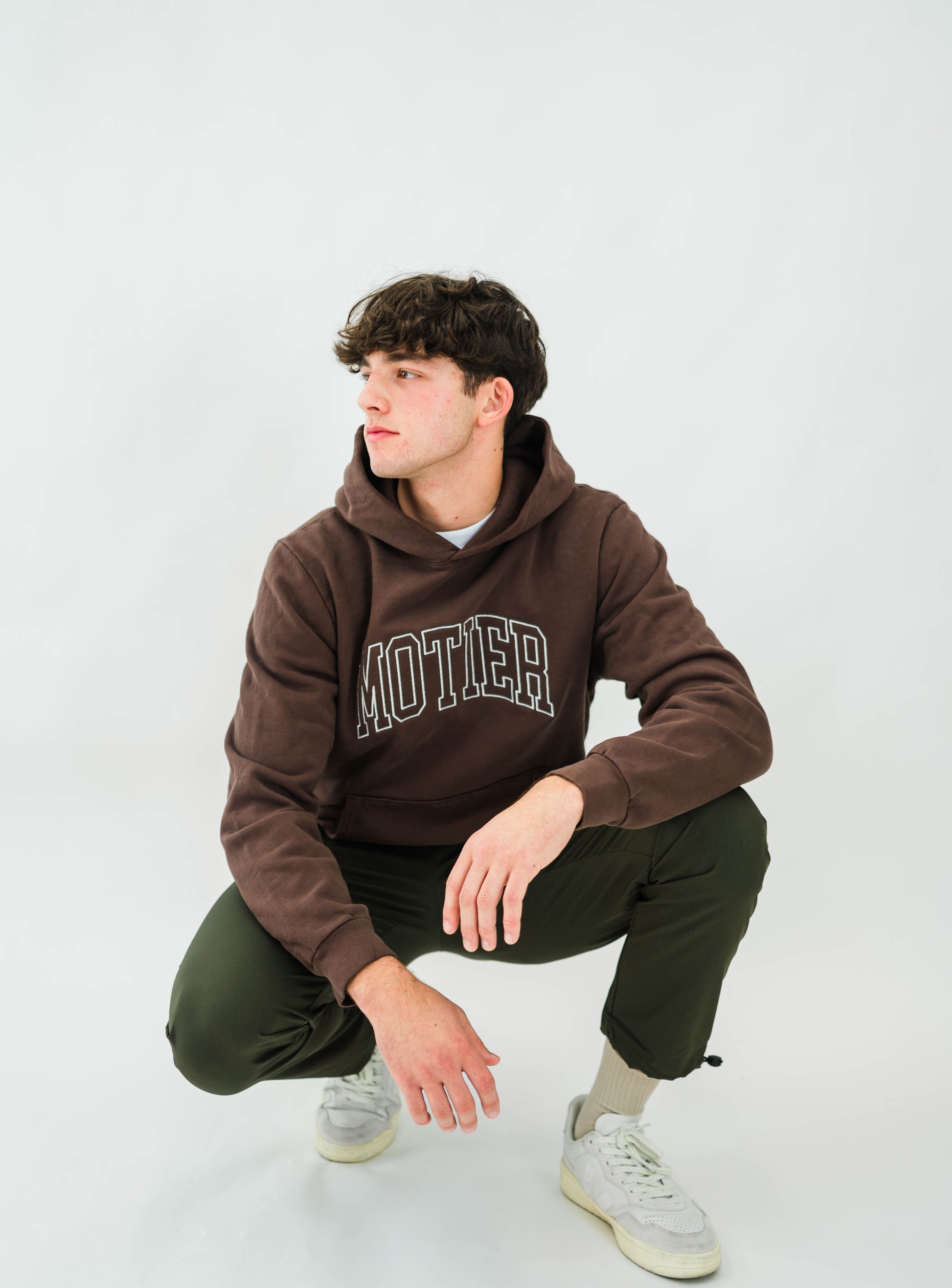 The Heritage Luxe Hoodie (French Roast) - Motier Lafayette 