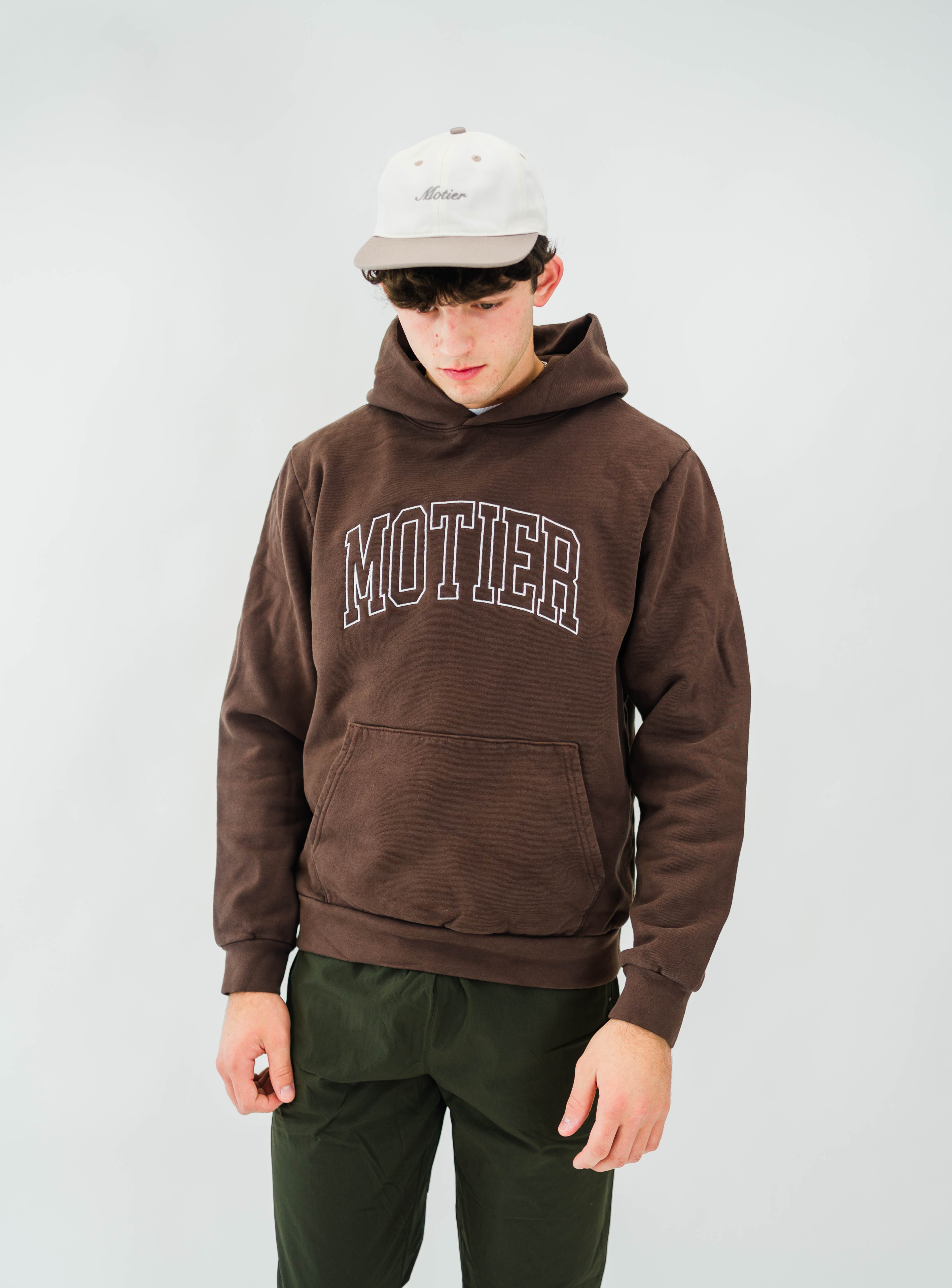 The Heritage Luxe Hoodie (French Roast) - Motier Lafayette 
