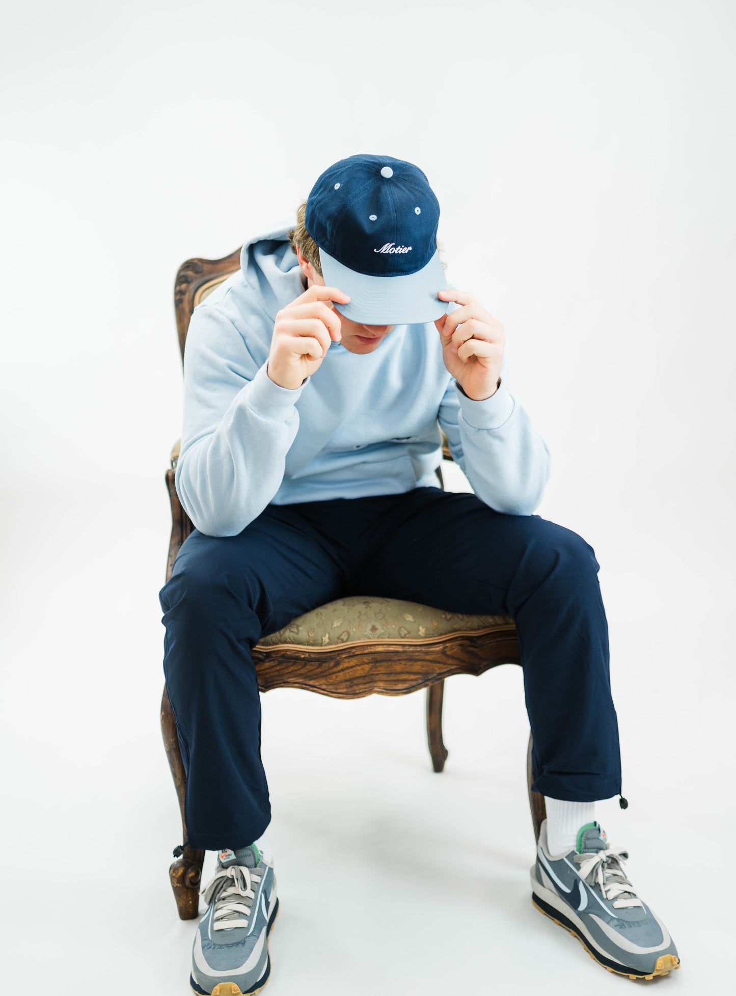 The Motier Luxe By Design Hoodie (Baby Blue) - Motier Lafayette 