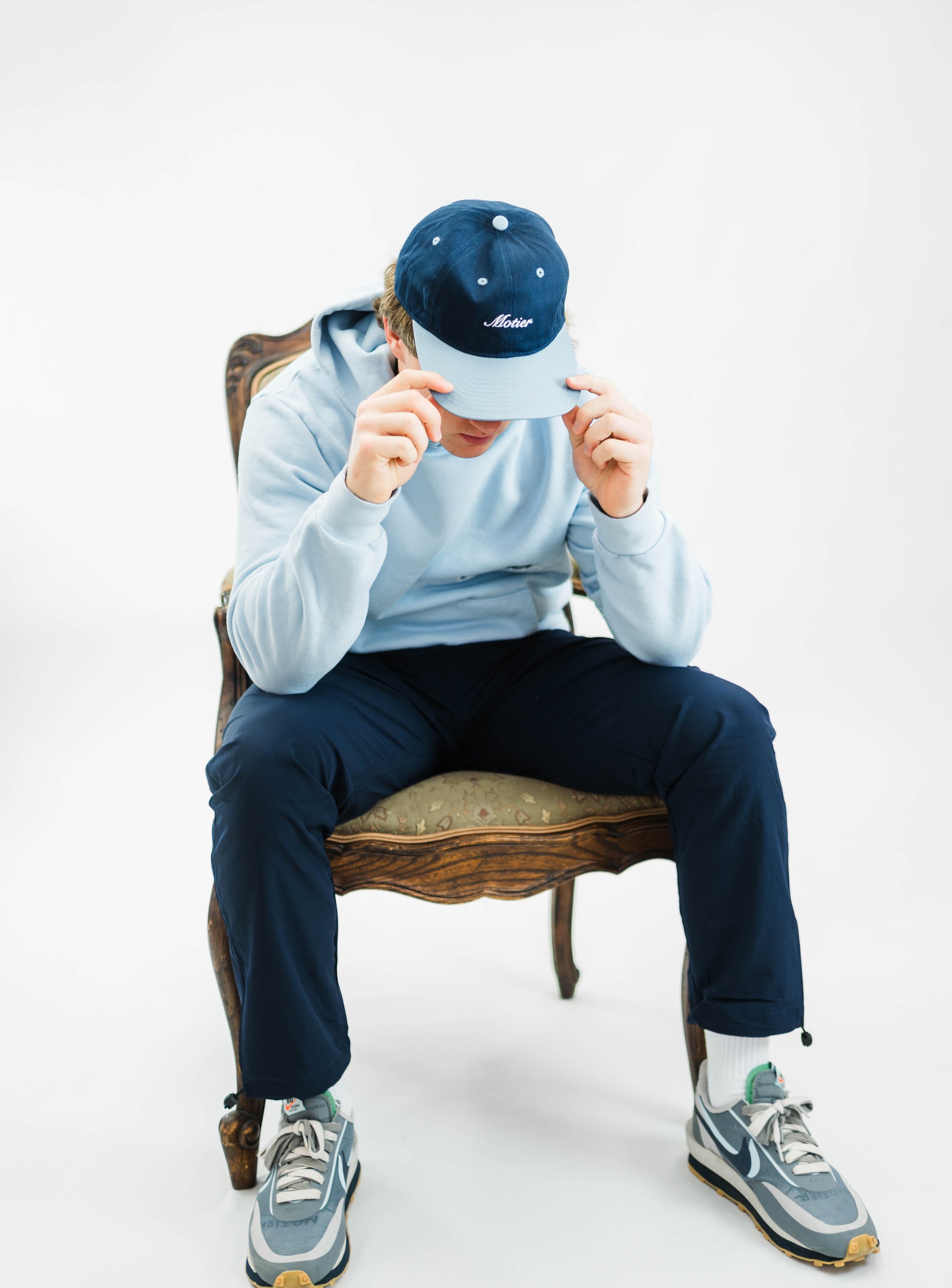 The Motier Luxe By Design Hoodie (Baby Blue) - Motier Lafayette 