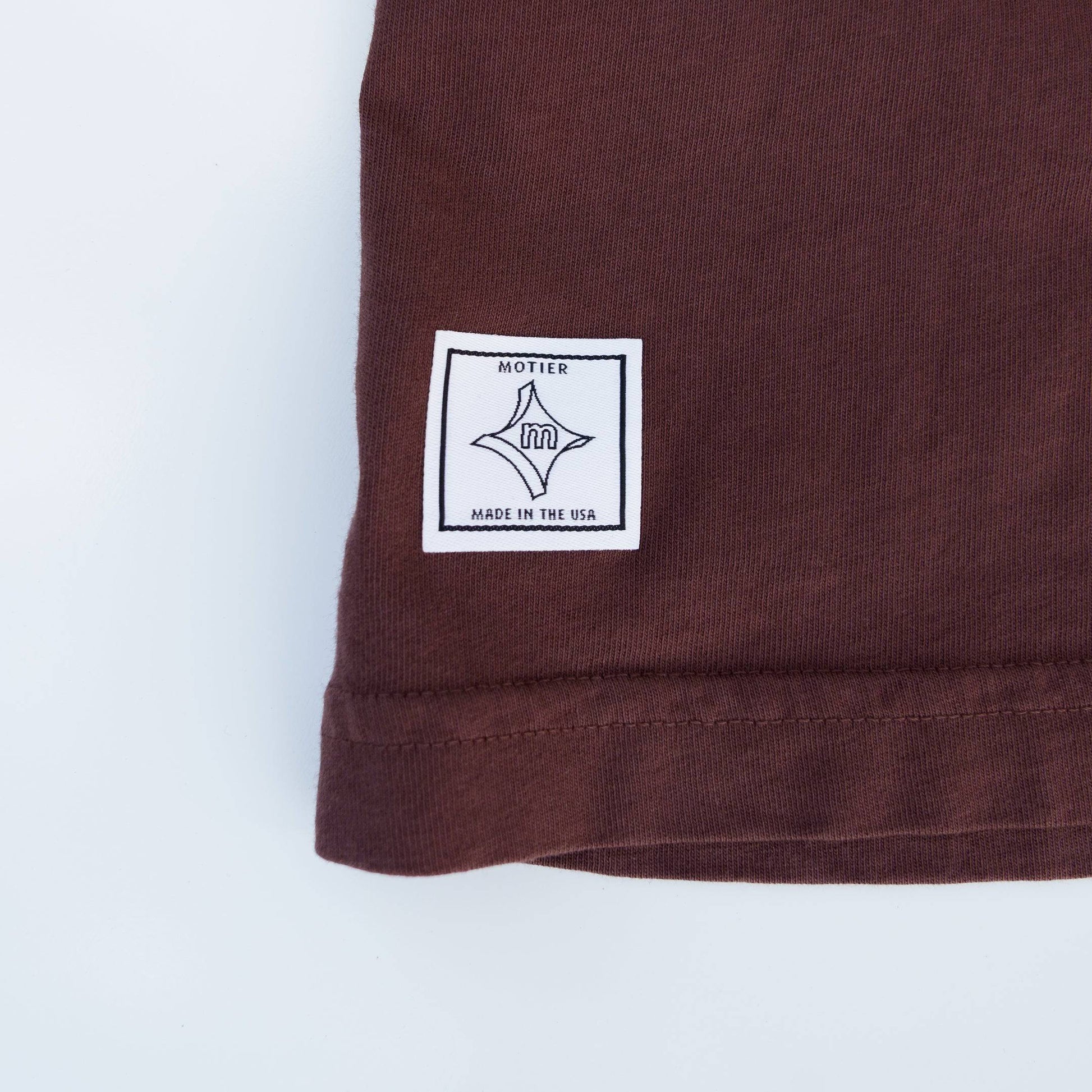 With Love Luxe Tee (French Roast) - Motier Lafayette 