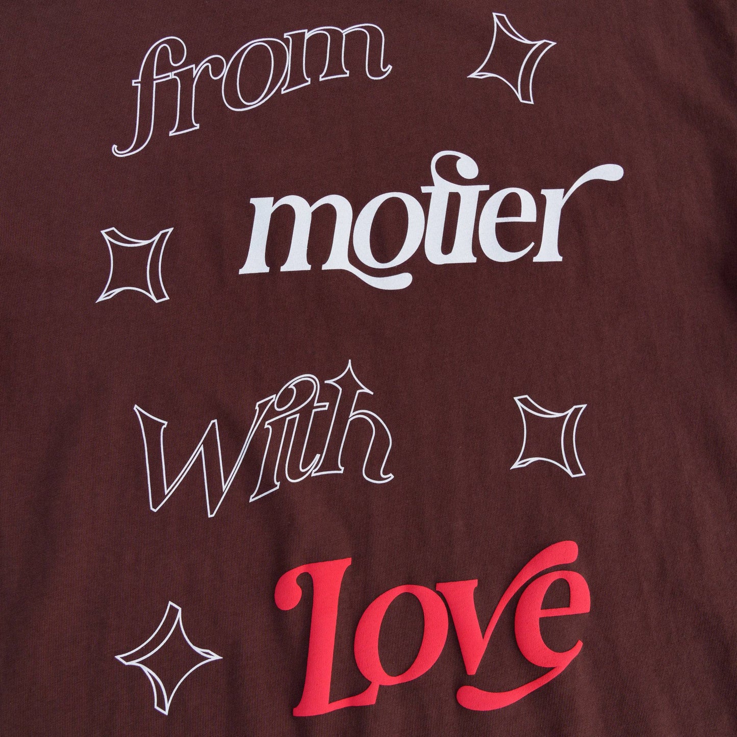 With Love Luxe Tee (French Roast) - Motier Lafayette 