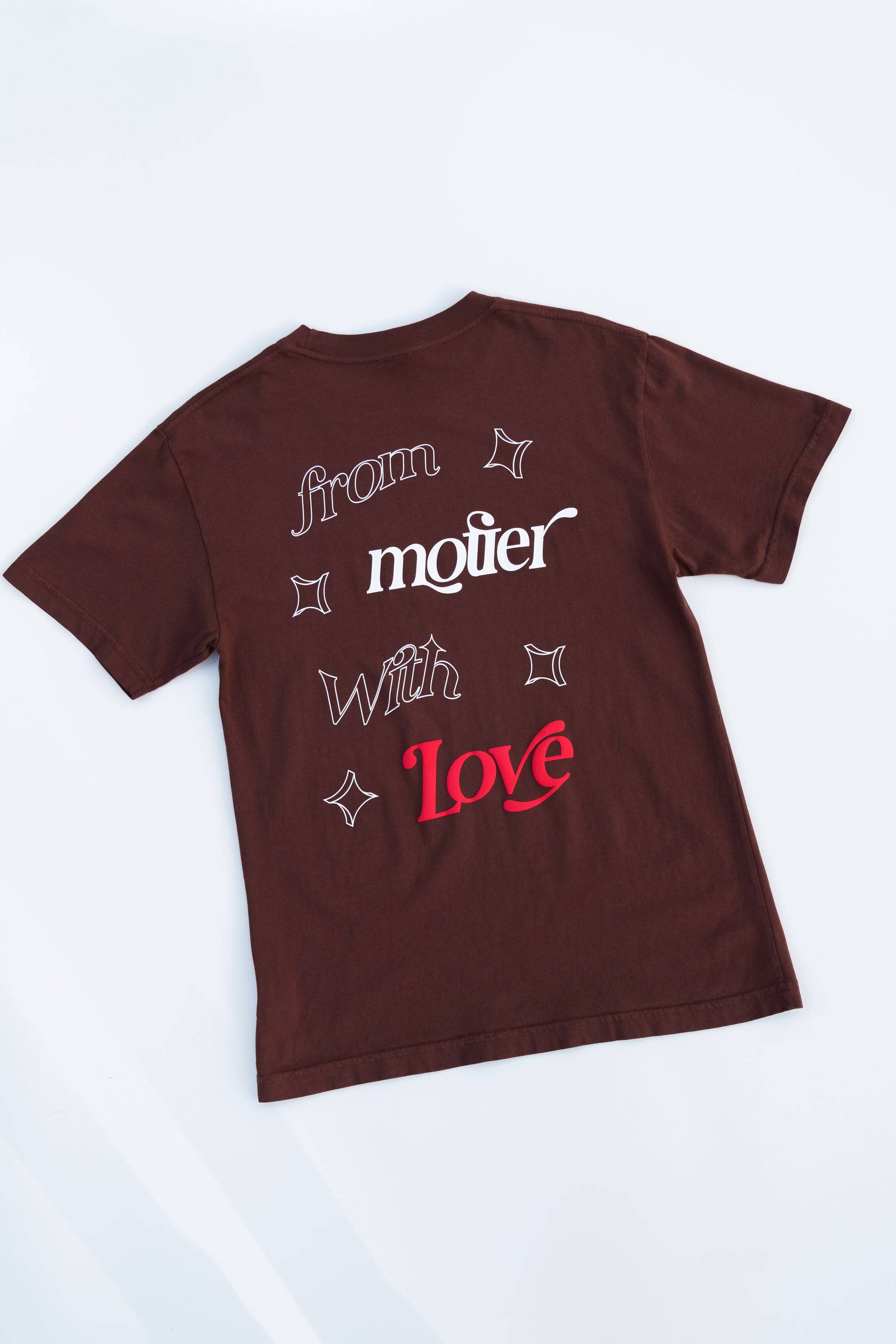 With Love Luxe Tee (French Roast) - Motier Lafayette 