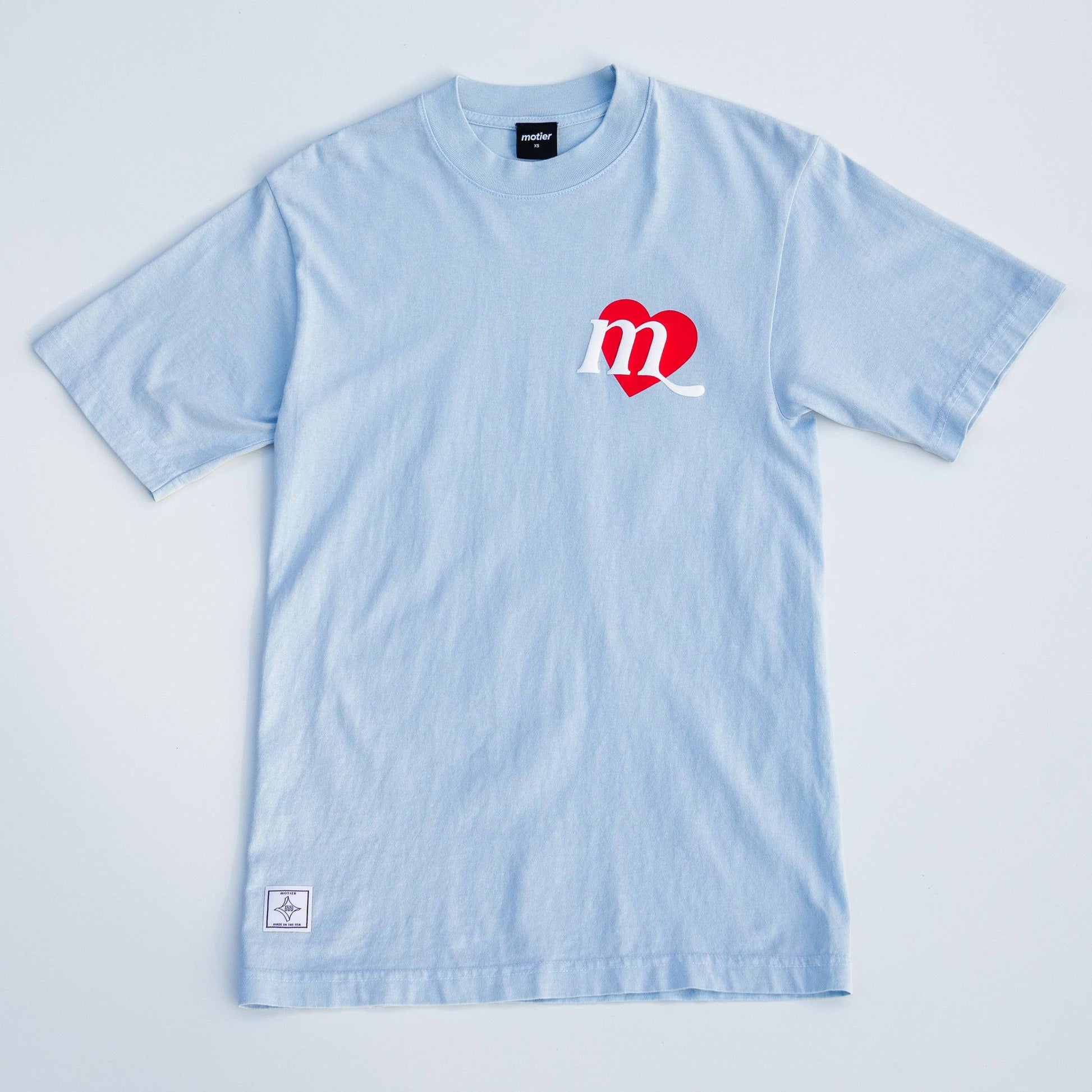 With Love Luxe Tee (Zen Blue) - Motier Lafayette 