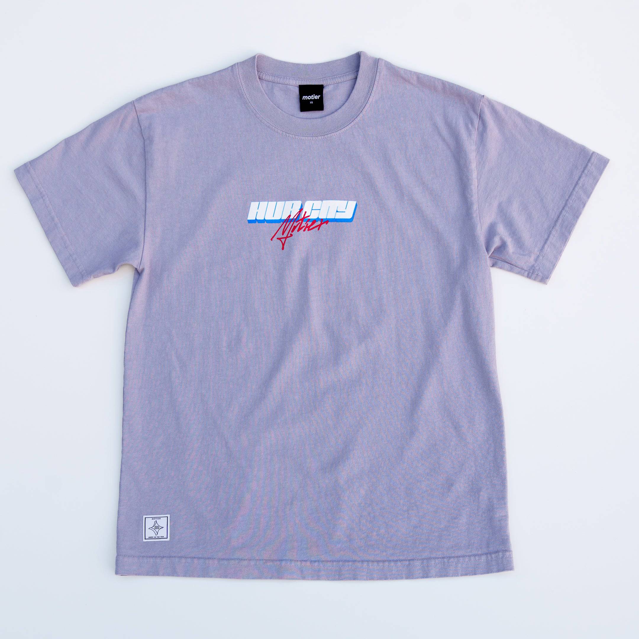 Hub City Vice Luxe Tee (Icelandic Blue) - Motier Lafayette 