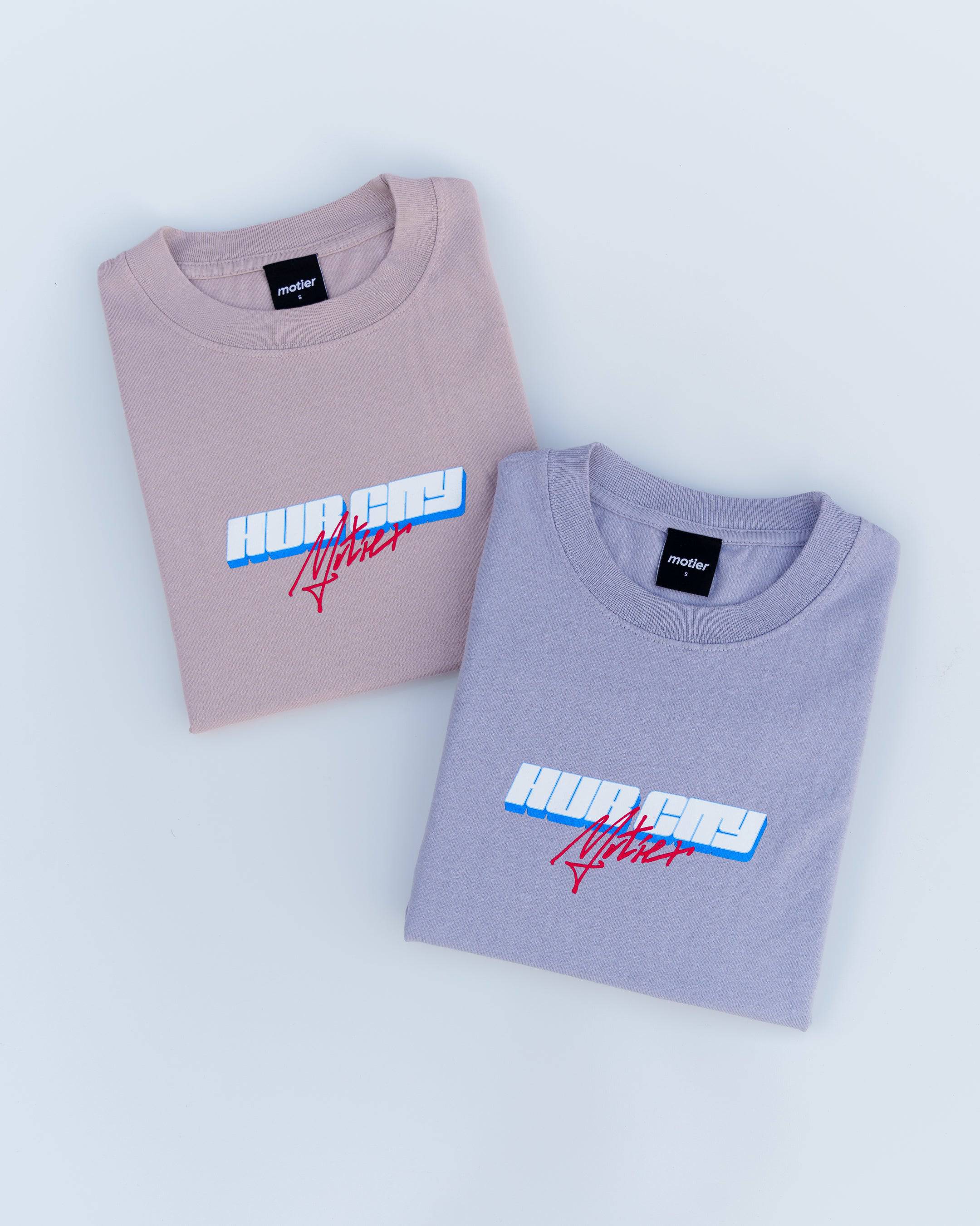 Hub City Vice Luxe Tee (Icelandic Blue) - Motier Lafayette 