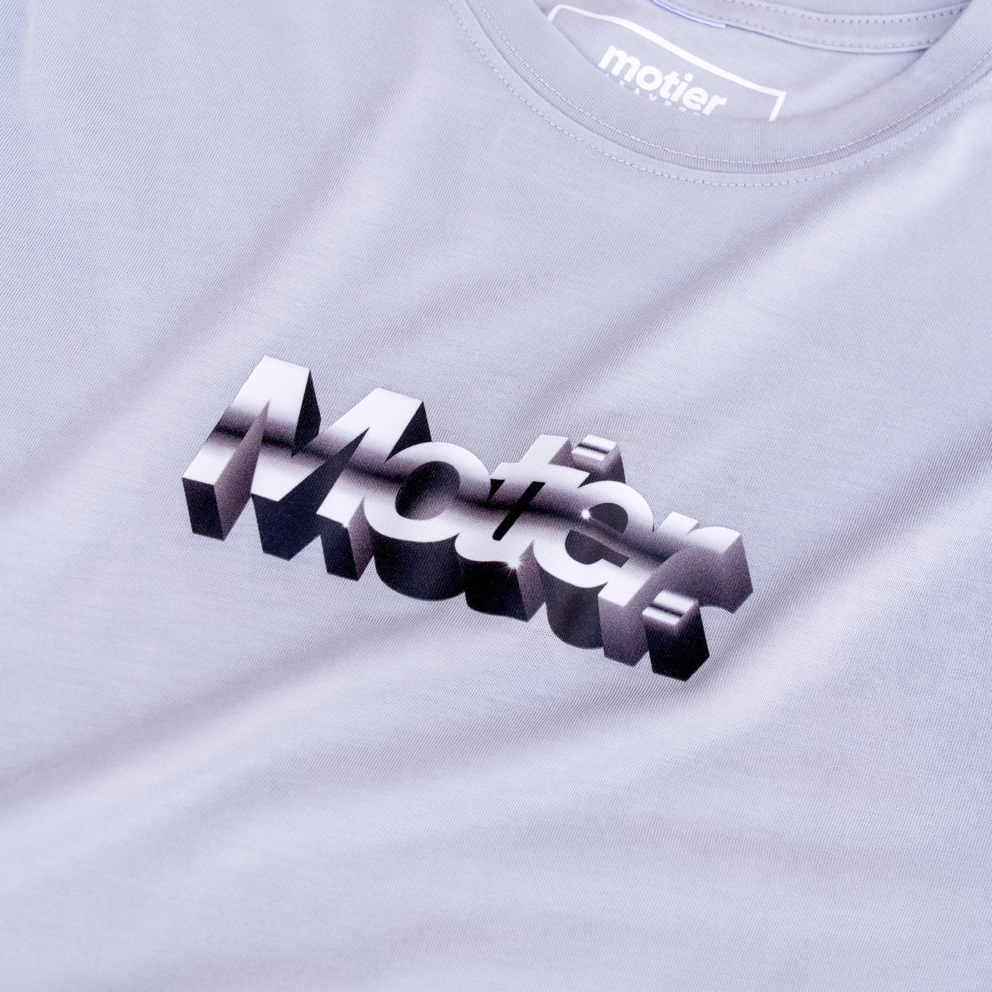 The Youth Chrome Active Tee (Silver) - Motier Lafayette 