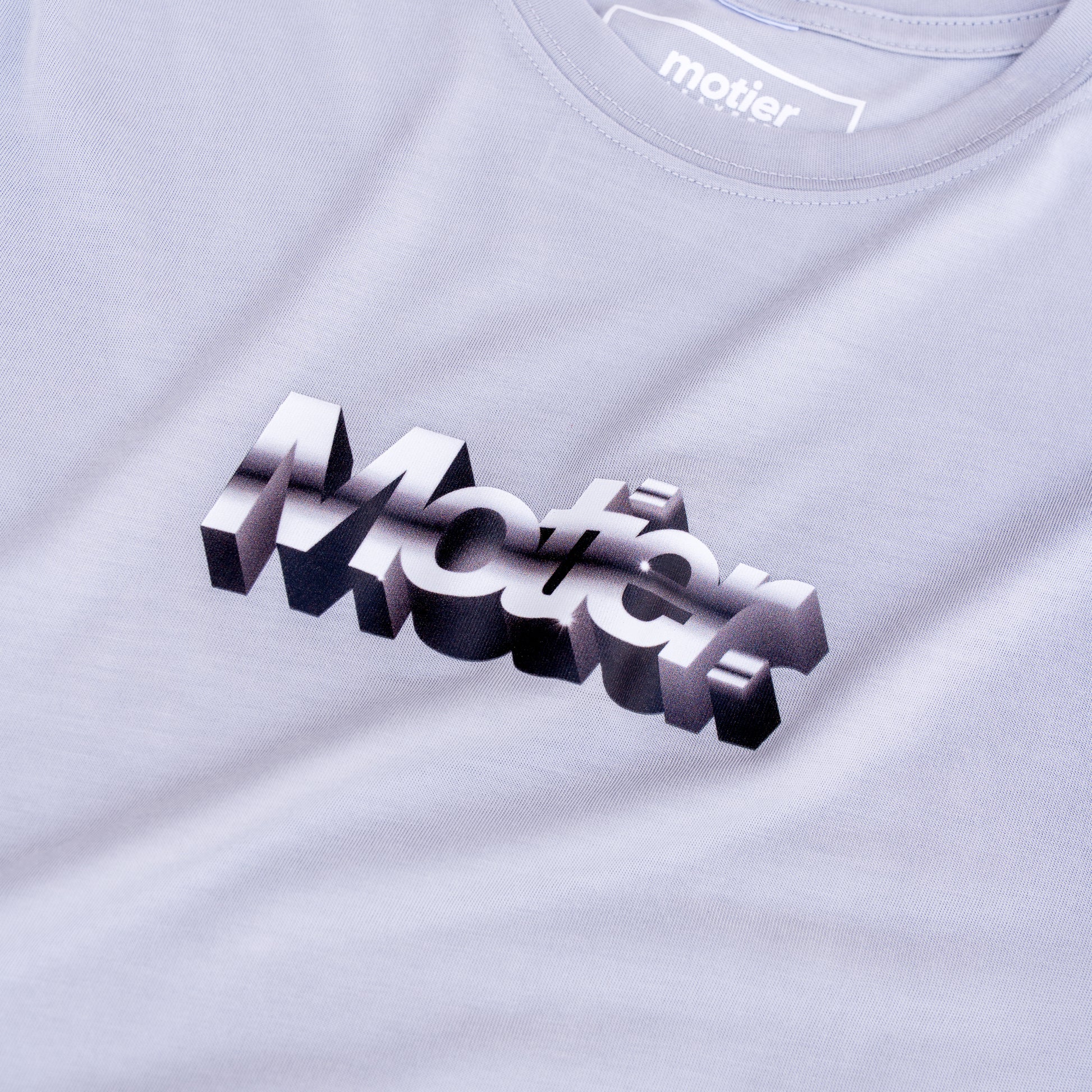 The Youth Chrome Active Tee (Silver) - Motier Lafayette 