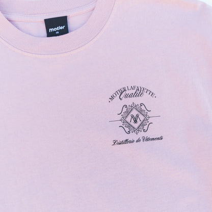 The Distillerie Luxe S/S Tee (Pale Mauve) - Motier Lafayette 