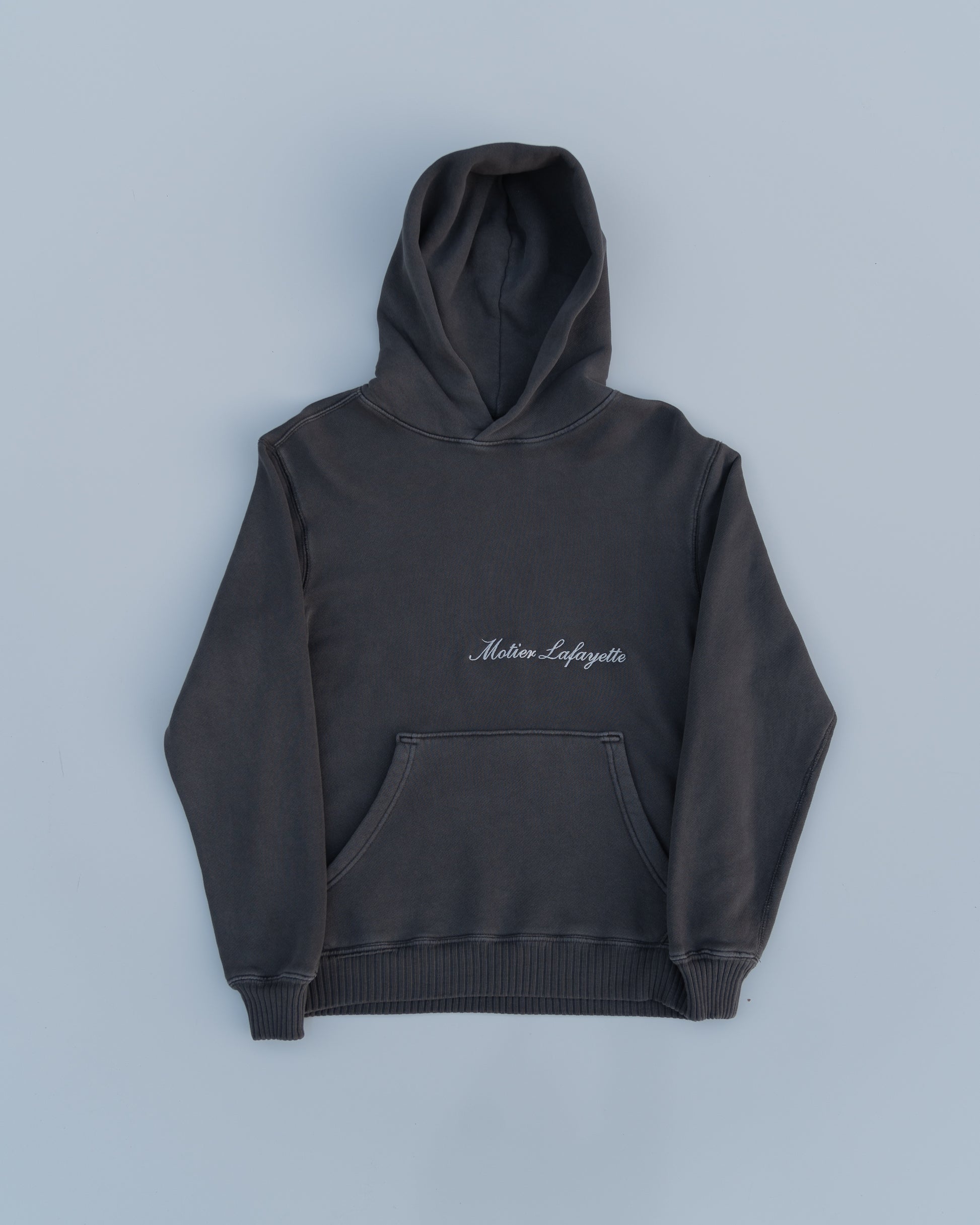 The Ellington Vintage Luxe Hoodie (Blacksmith Grey) - Motier Lafayette 