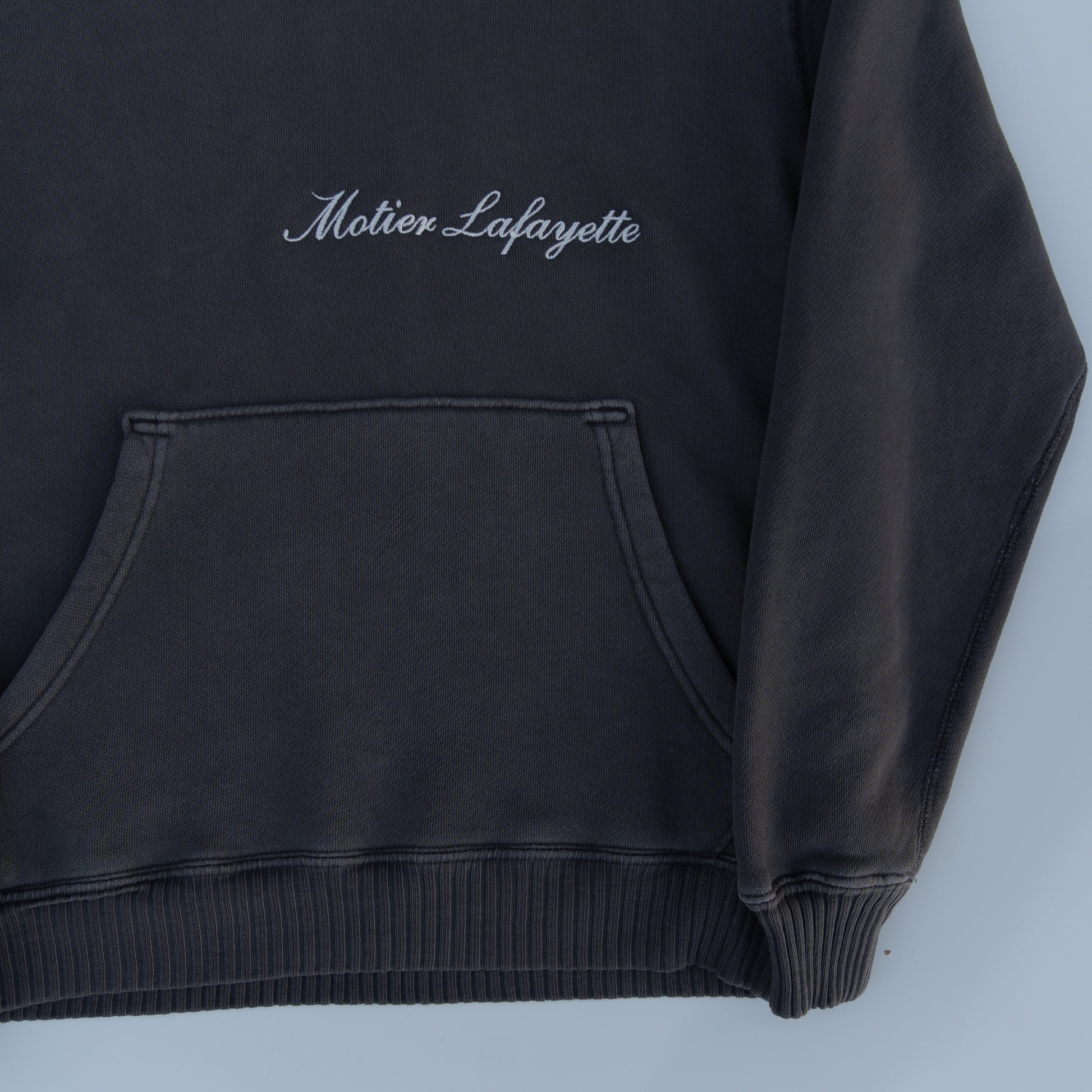 The Ellington Vintage Luxe Hoodie (Blacksmith Grey) - Motier Lafayette 