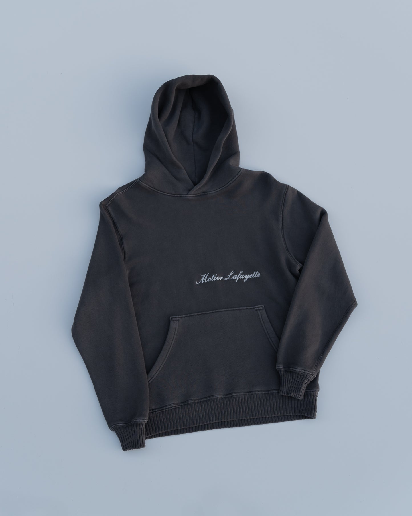 The Ellington Vintage Luxe Hoodie (Blacksmith Grey) - Motier Lafayette 
