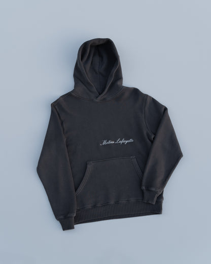 The Ellington Vintage Luxe Hoodie (Blacksmith Grey) - Motier Lafayette 