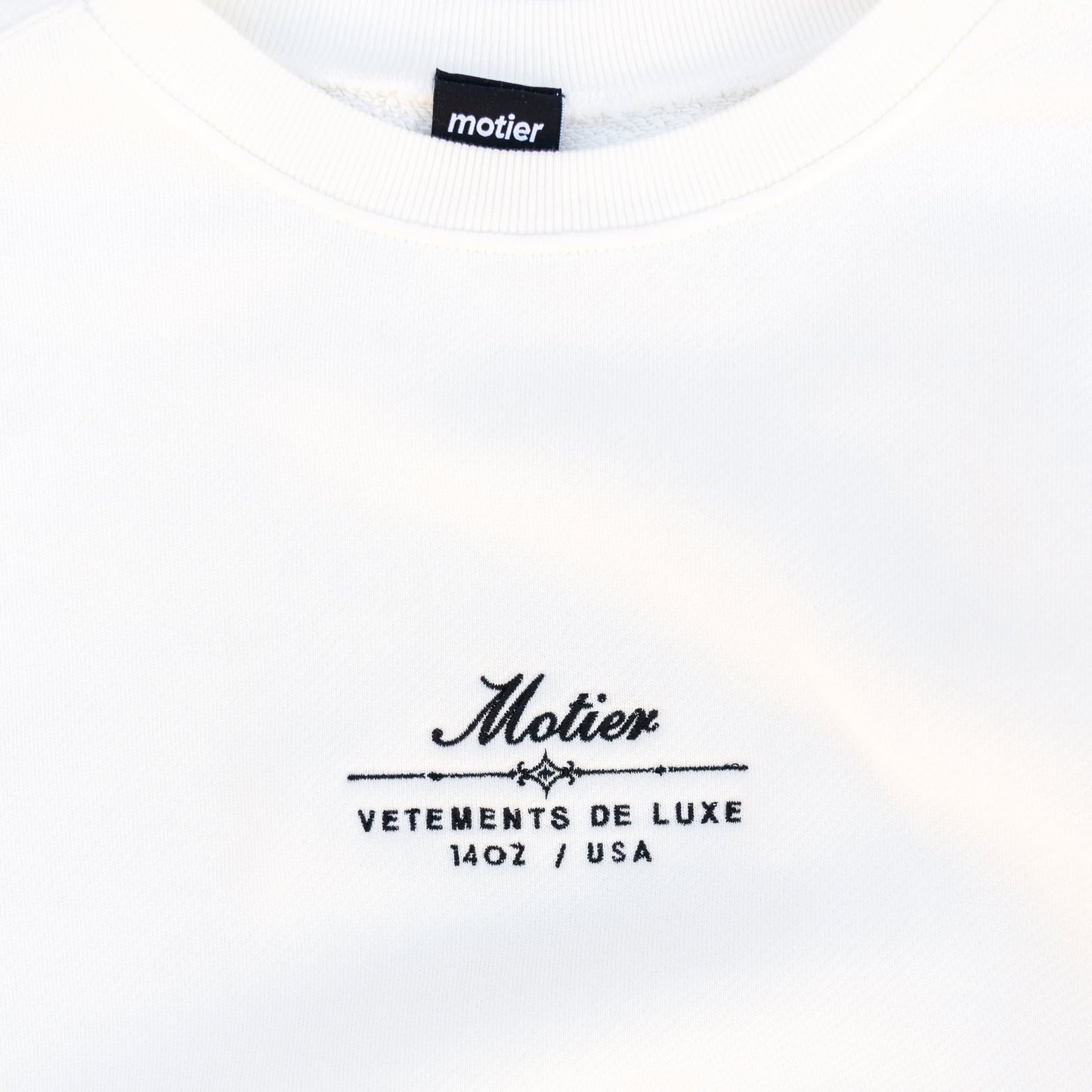The Ellington Vintage Luxe Sweater (Blanc) - Motier Lafayette 