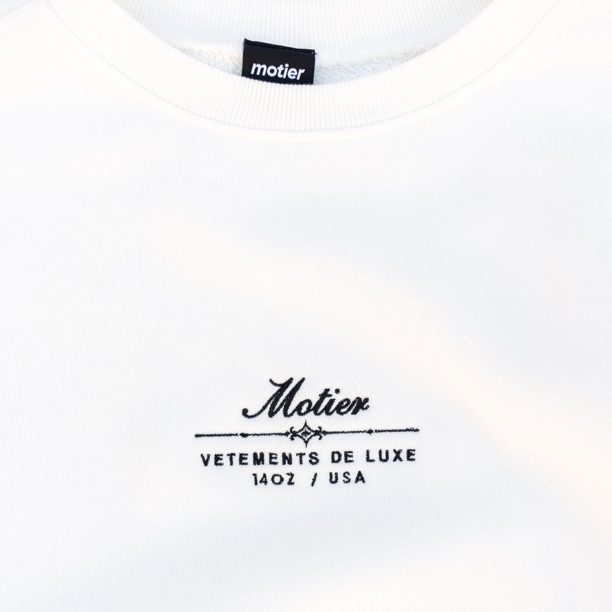 The Ellington Vintage Luxe Sweater (Blanc) - Motier Lafayette 