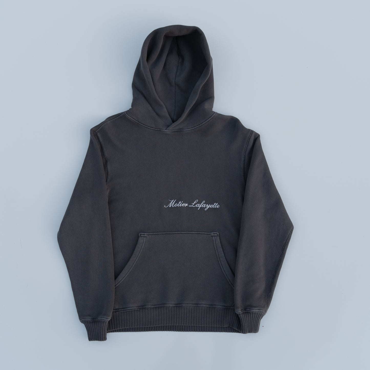 The Ellington Vintage Luxe Hoodie (Blacksmith Grey) - Motier Lafayette 