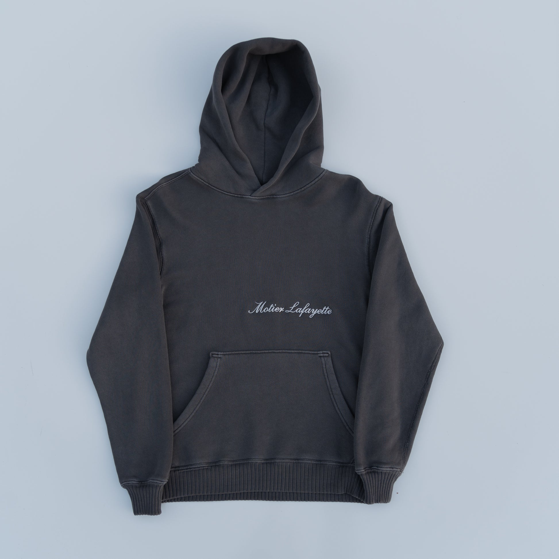 The Ellington Vintage Luxe Hoodie (Blacksmith Grey) - Motier Lafayette 