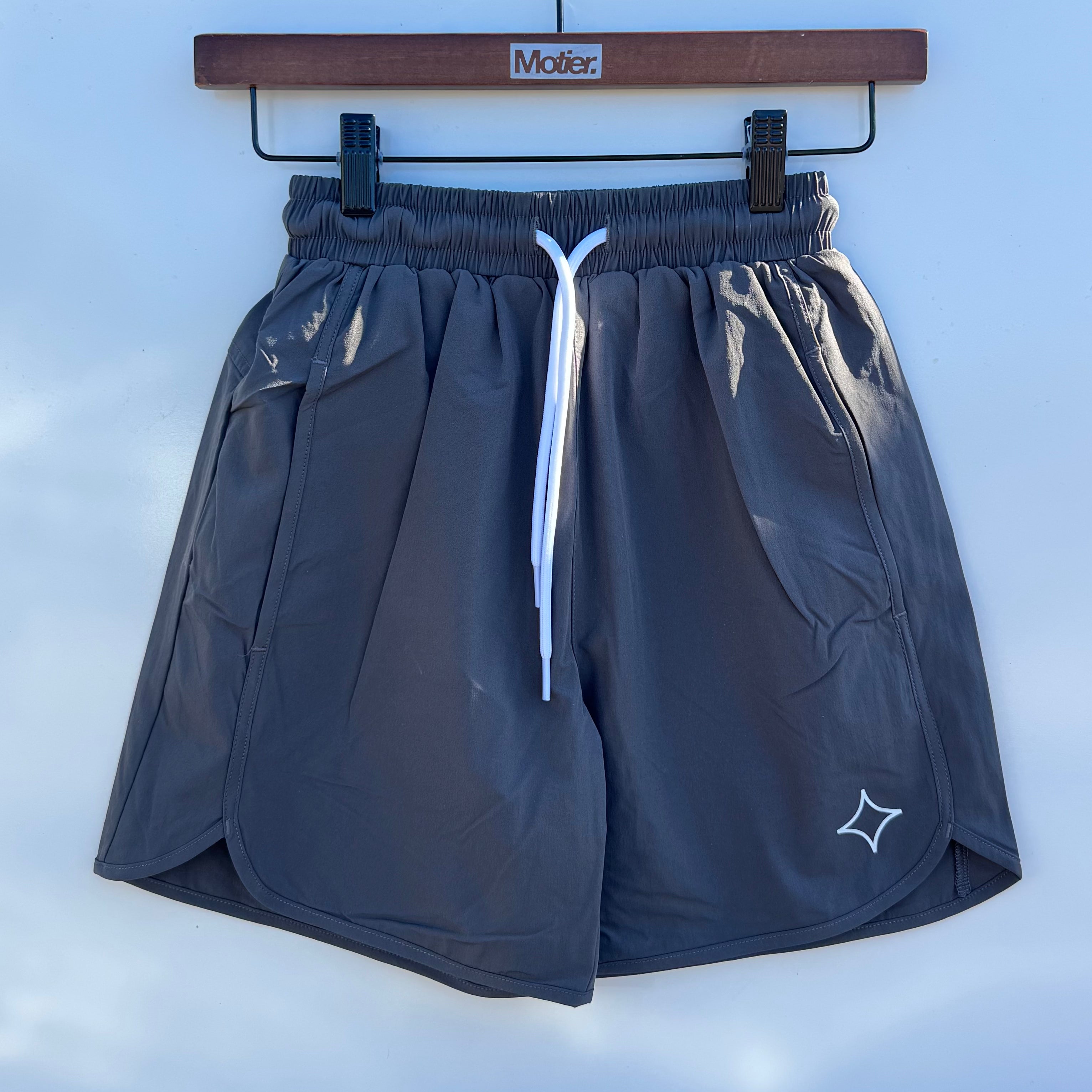Youth Refined Active Shorts (Washed Black) *Black Friday SPECIAL RELEASE* - Motier Lafayette 
