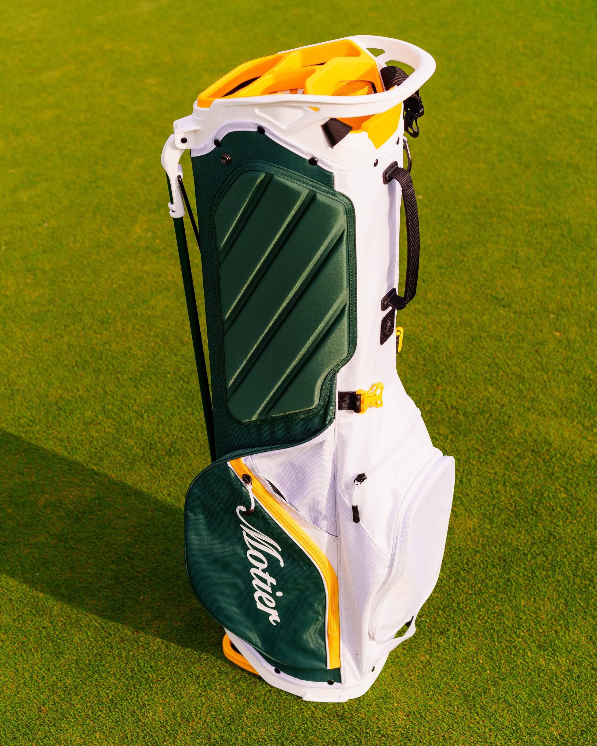 The Motier Fairway C Callaway Tour Golf Bag (White/Green/Gold) - Motier Lafayette 