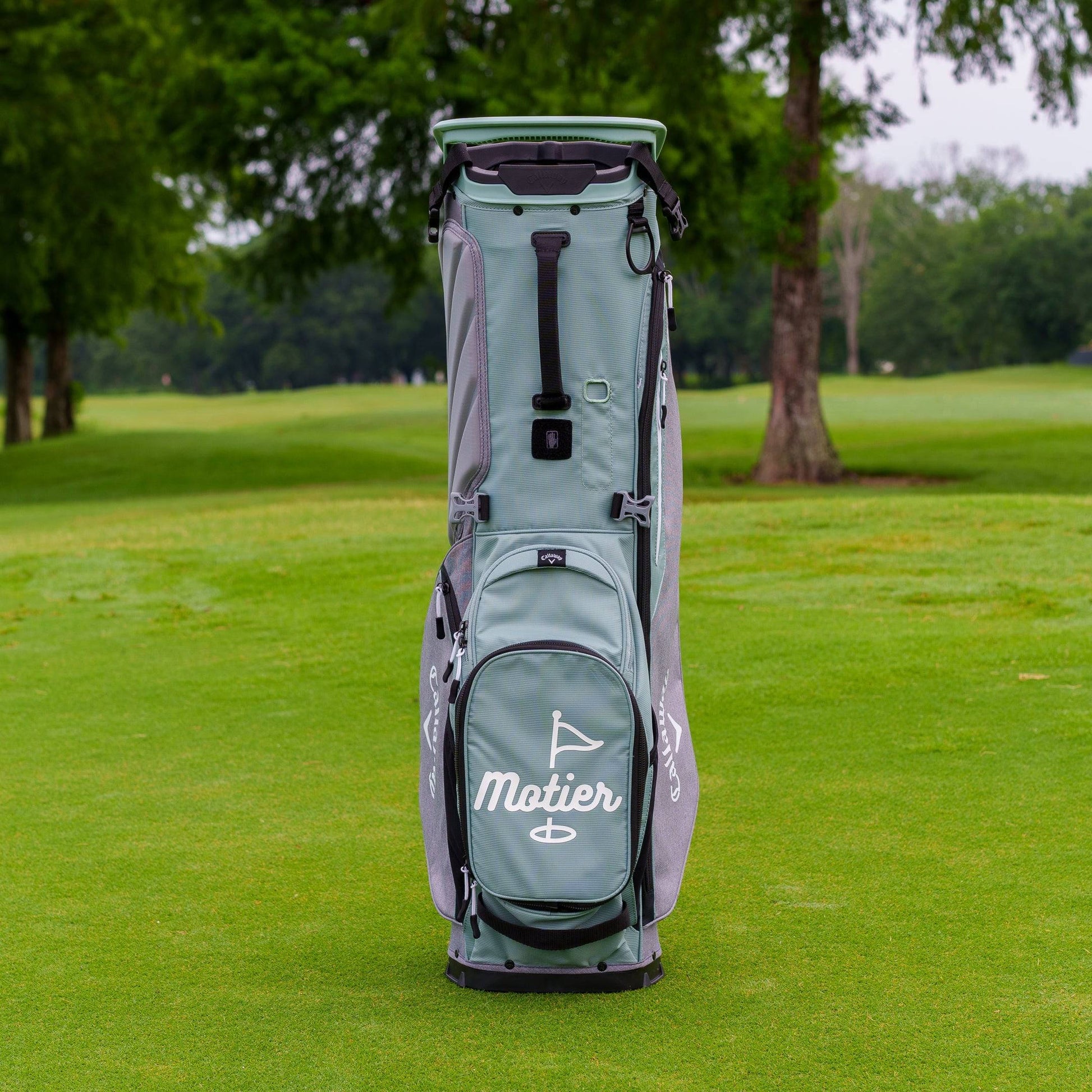 The Motier Fairway+ Callaway Tour Golf Bag (Moss/Charcoal) - Motier Lafayette 