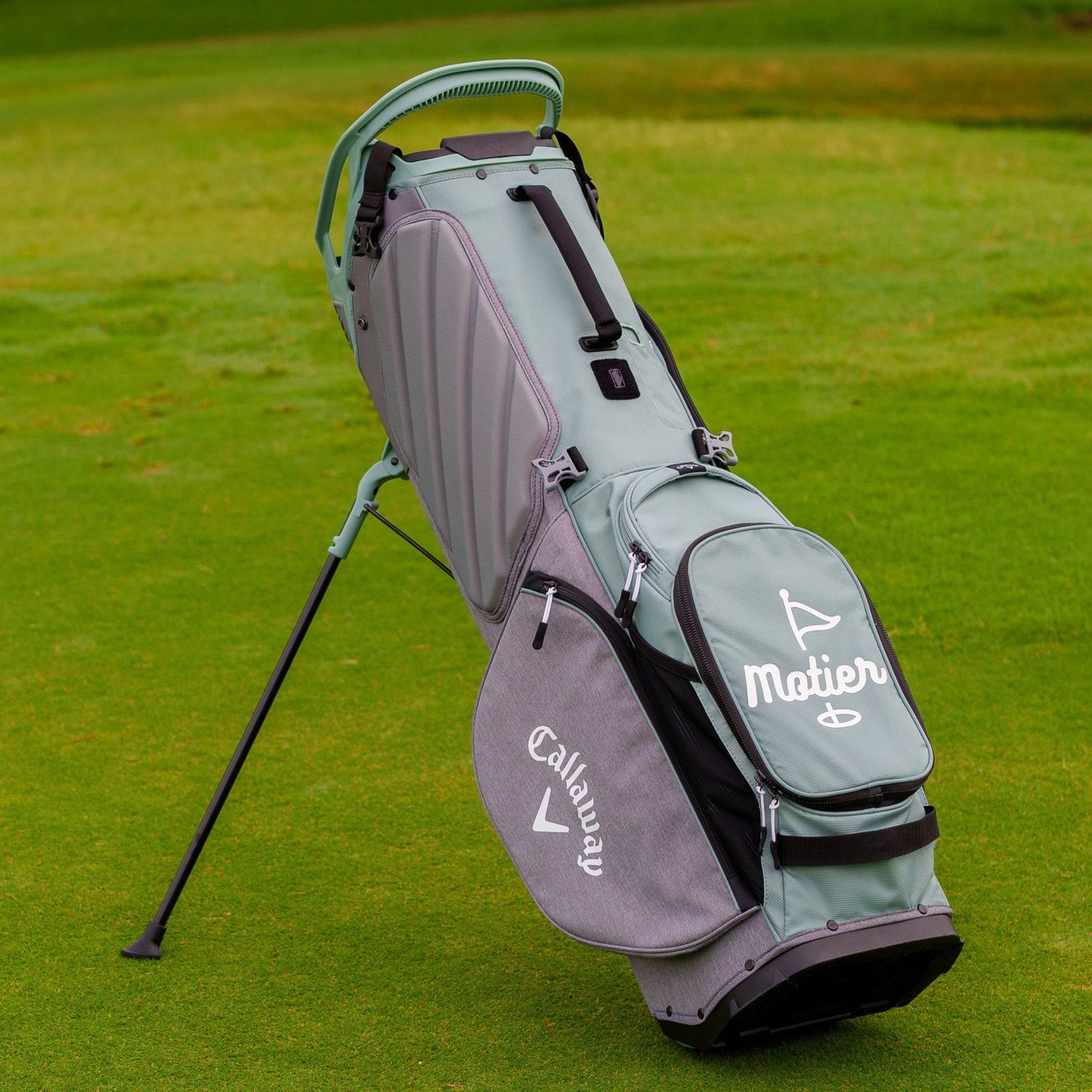 The Motier Fairway+ Callaway Tour Golf Bag (Moss/Charcoal) - Motier Lafayette 