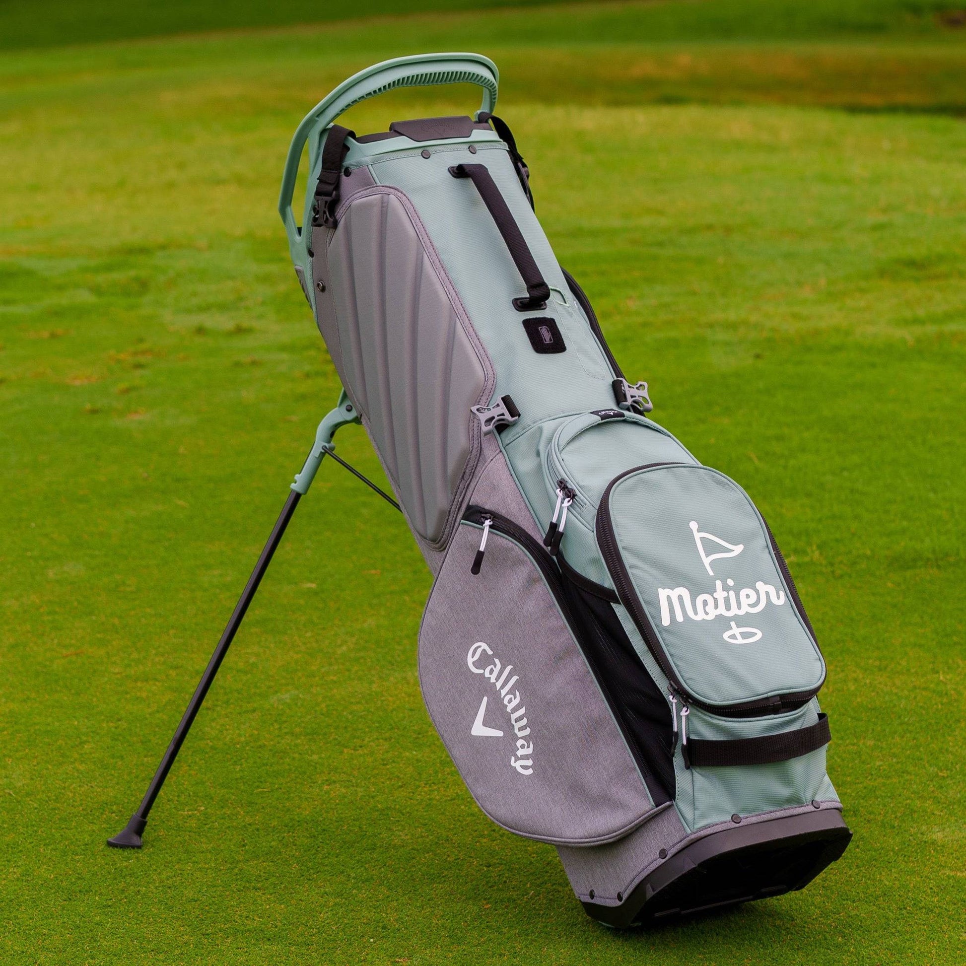 The Motier Fairway+ Callaway Tour Golf Bag (Moss/Charcoal) - Motier Lafayette 