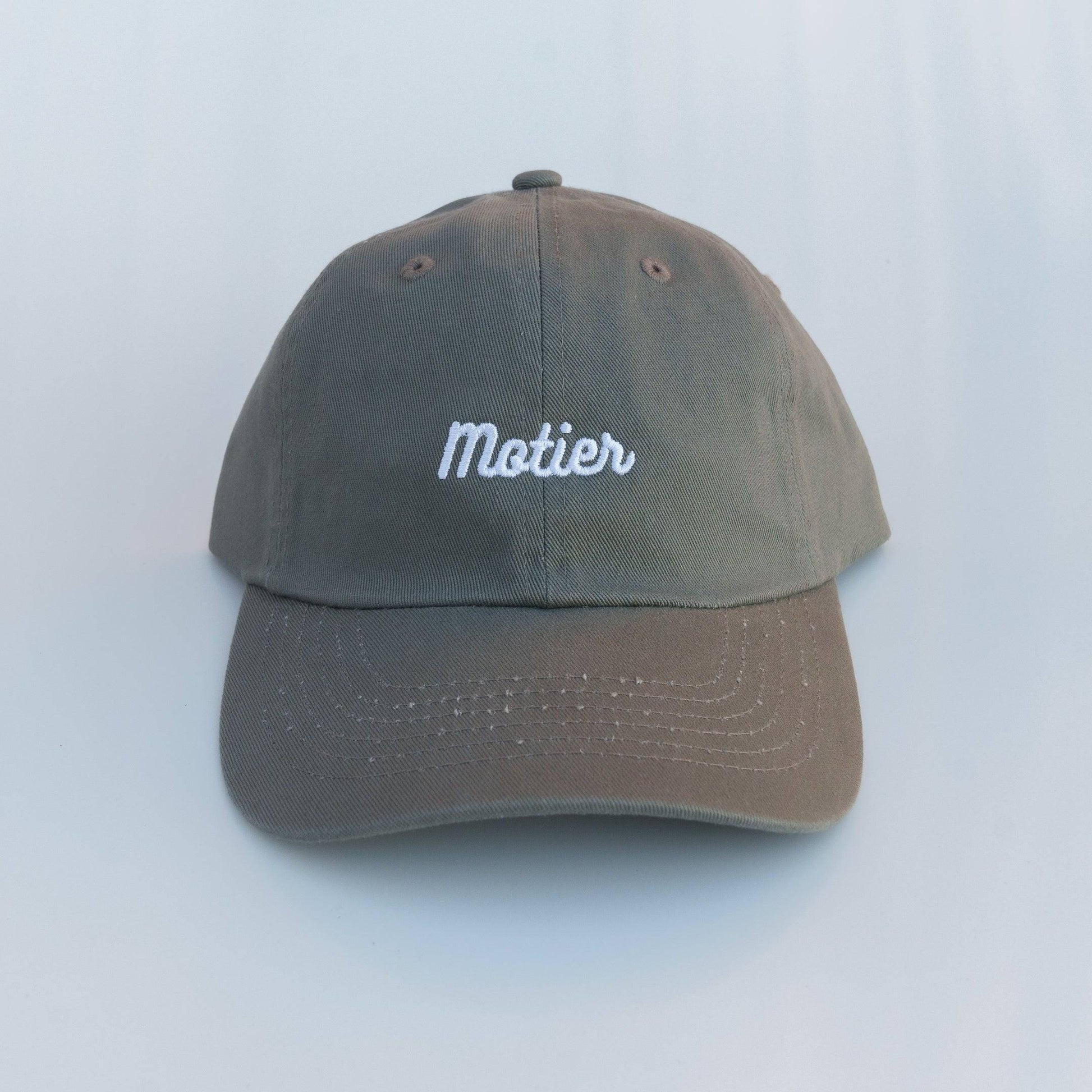Pin Script Dad Hat (Moss) - Motier Lafayette 