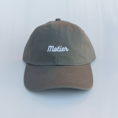 Pin Script Dad Hat (Moss) - Motier Lafayette 