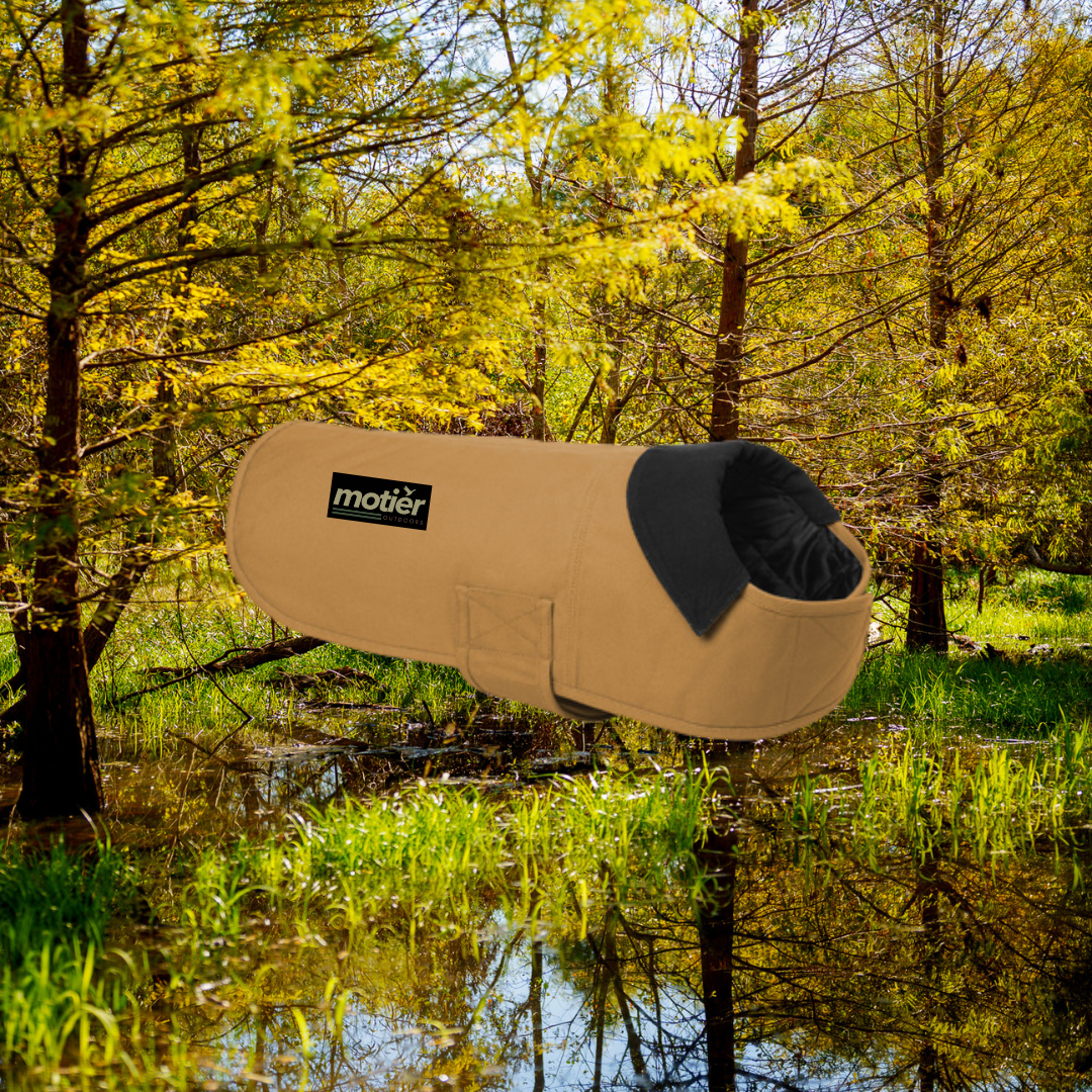 The Motier Outdoors Dog Canvas Coat (Camel)