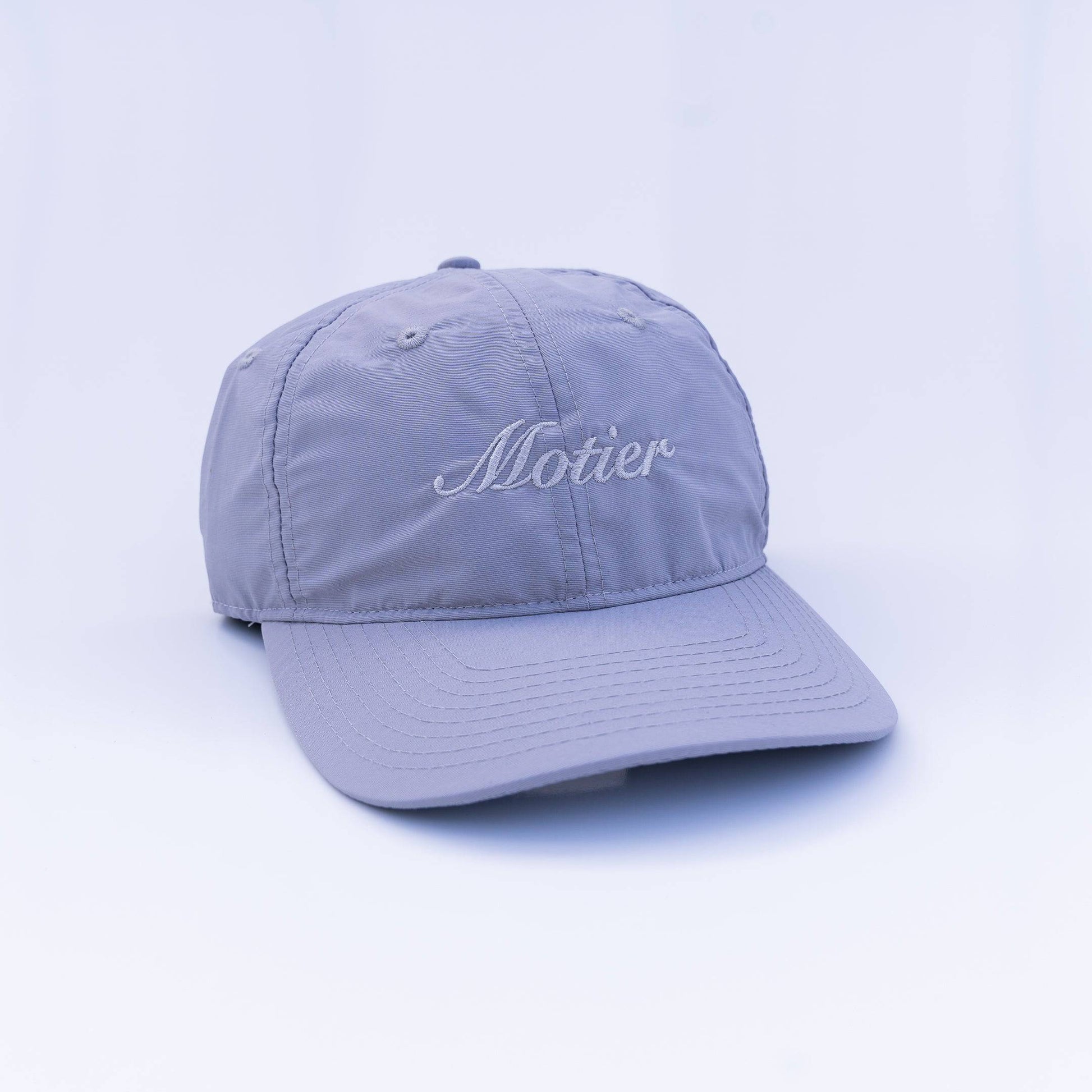 The Script Nylon Strapback (Grey) - Motier Lafayette 