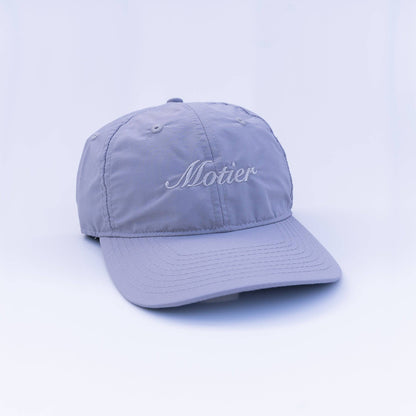 The Script Nylon Strapback (Grey) - Motier Lafayette 