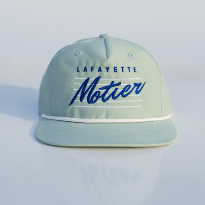 Retro Lafayette Roped Snapback (Seafoam)