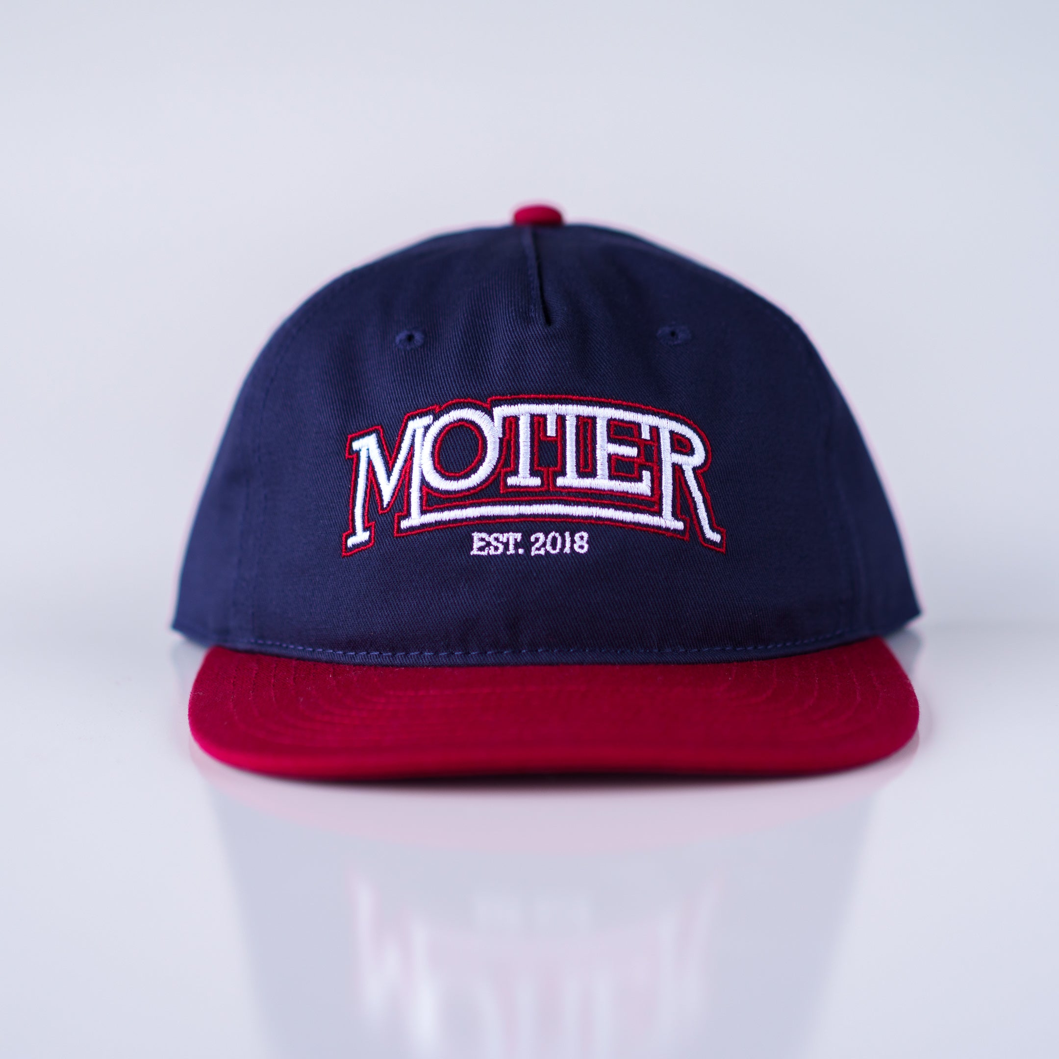 Timeless Two Tone Snapback (Navy/Maroon)
