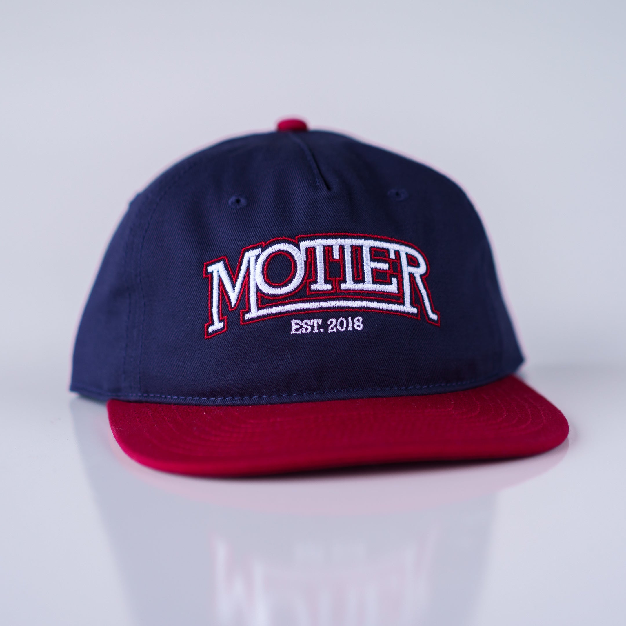 Timeless Two Tone Snapback (Navy/Maroon)