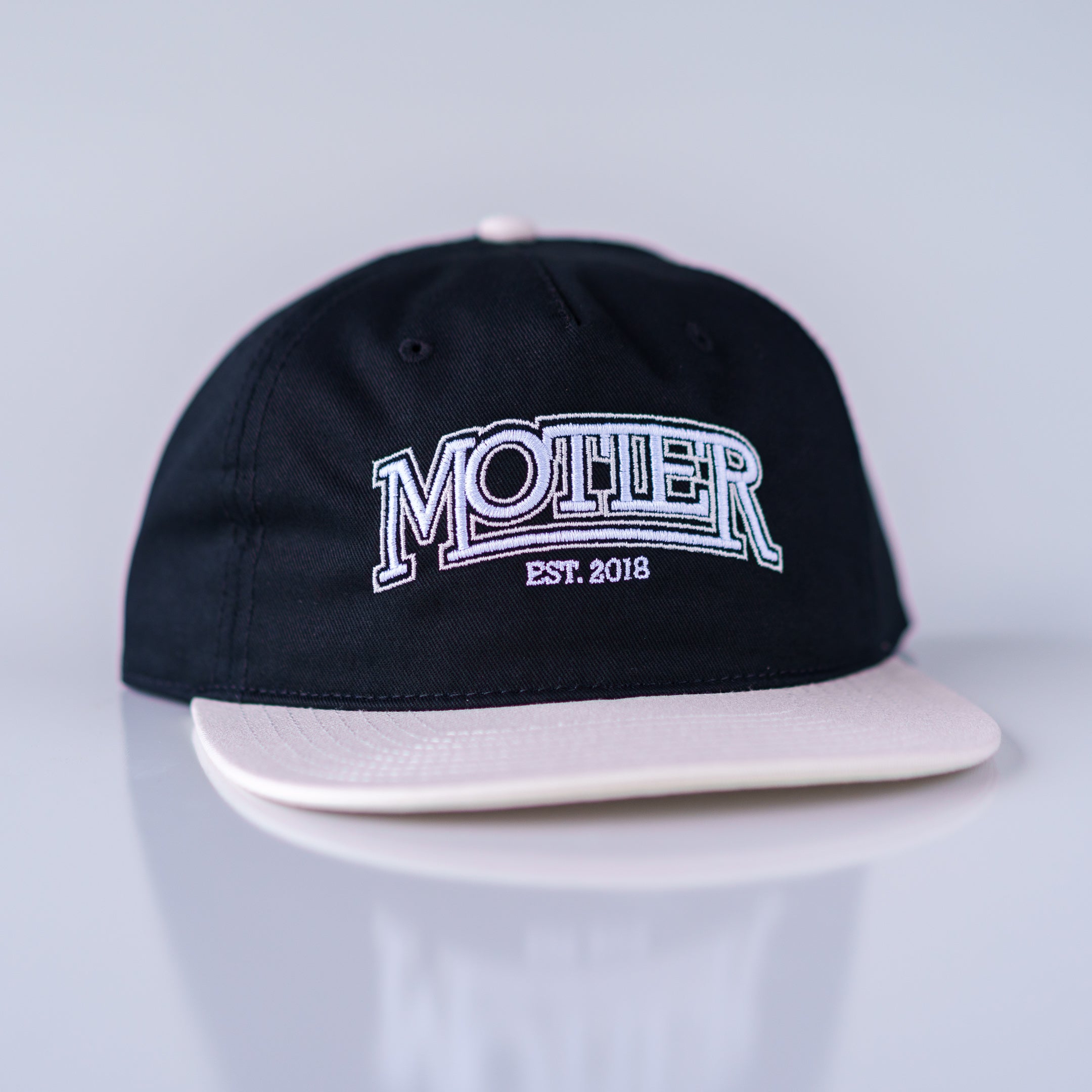 Timeless Two Tone Snapback (Black/Off-White)