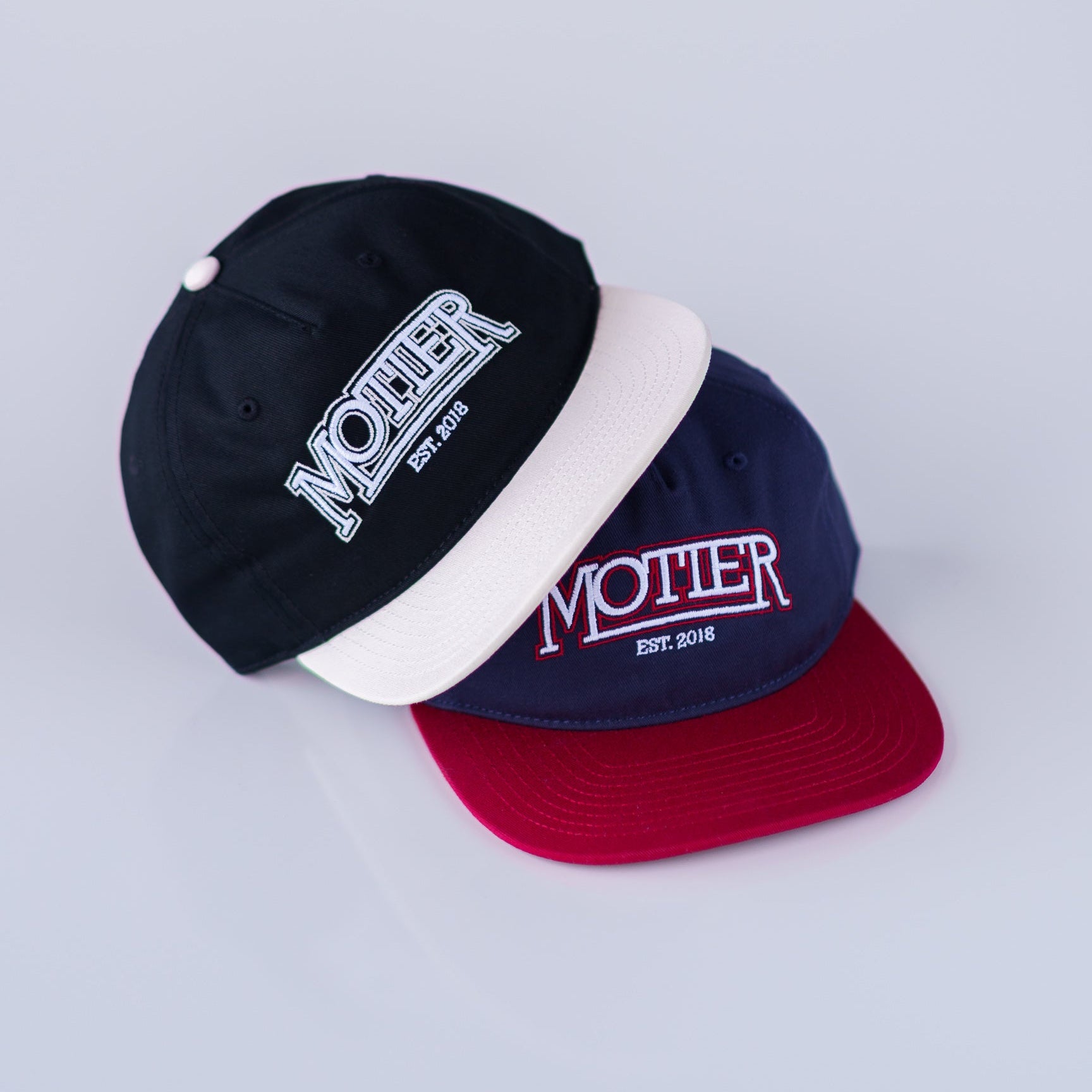 Timeless Two Tone Snapback (Navy/Maroon)